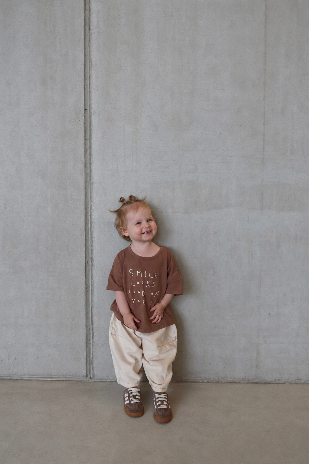 Smile tee - Brown