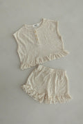 Frill set - Beige
