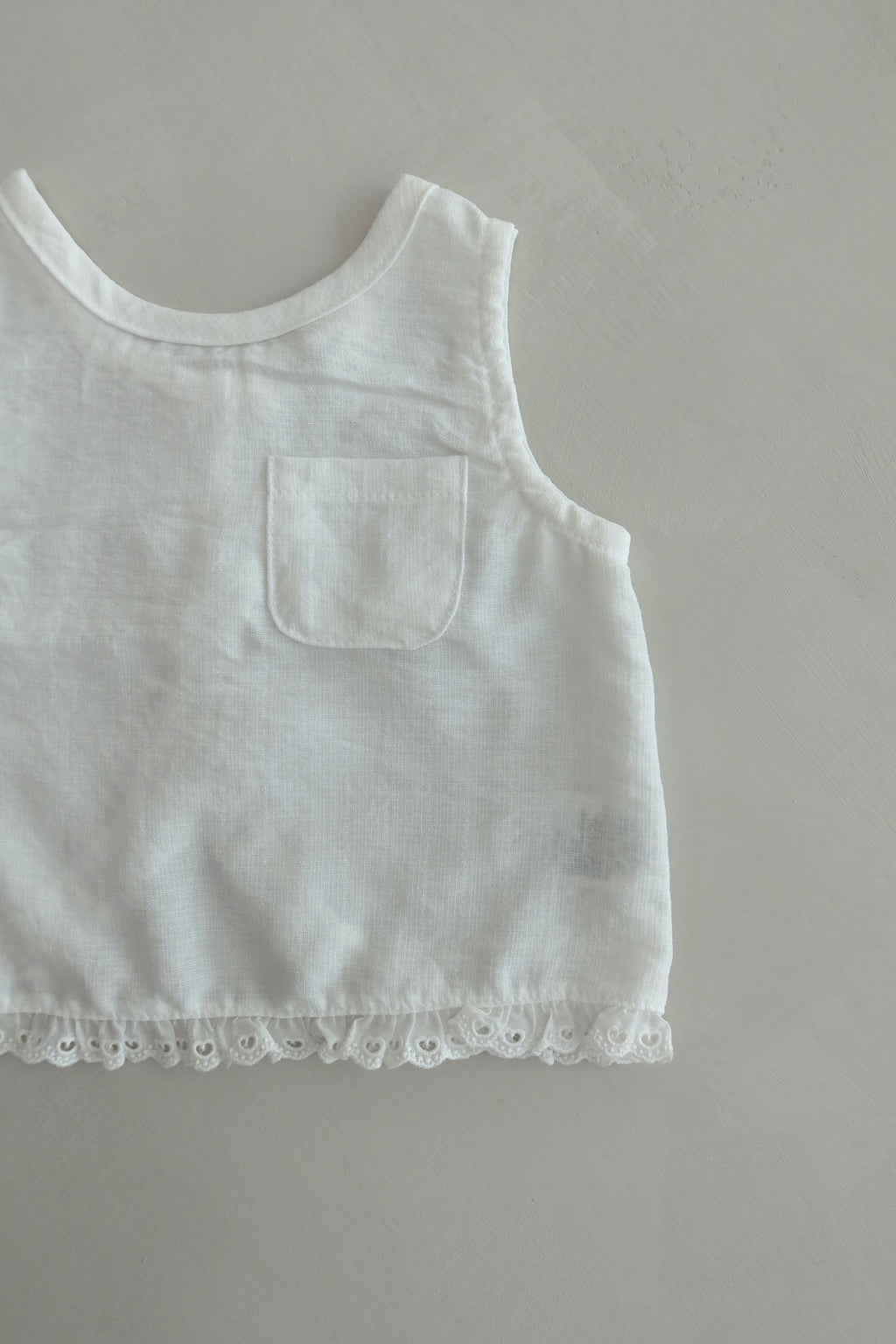 Slit blouse - White