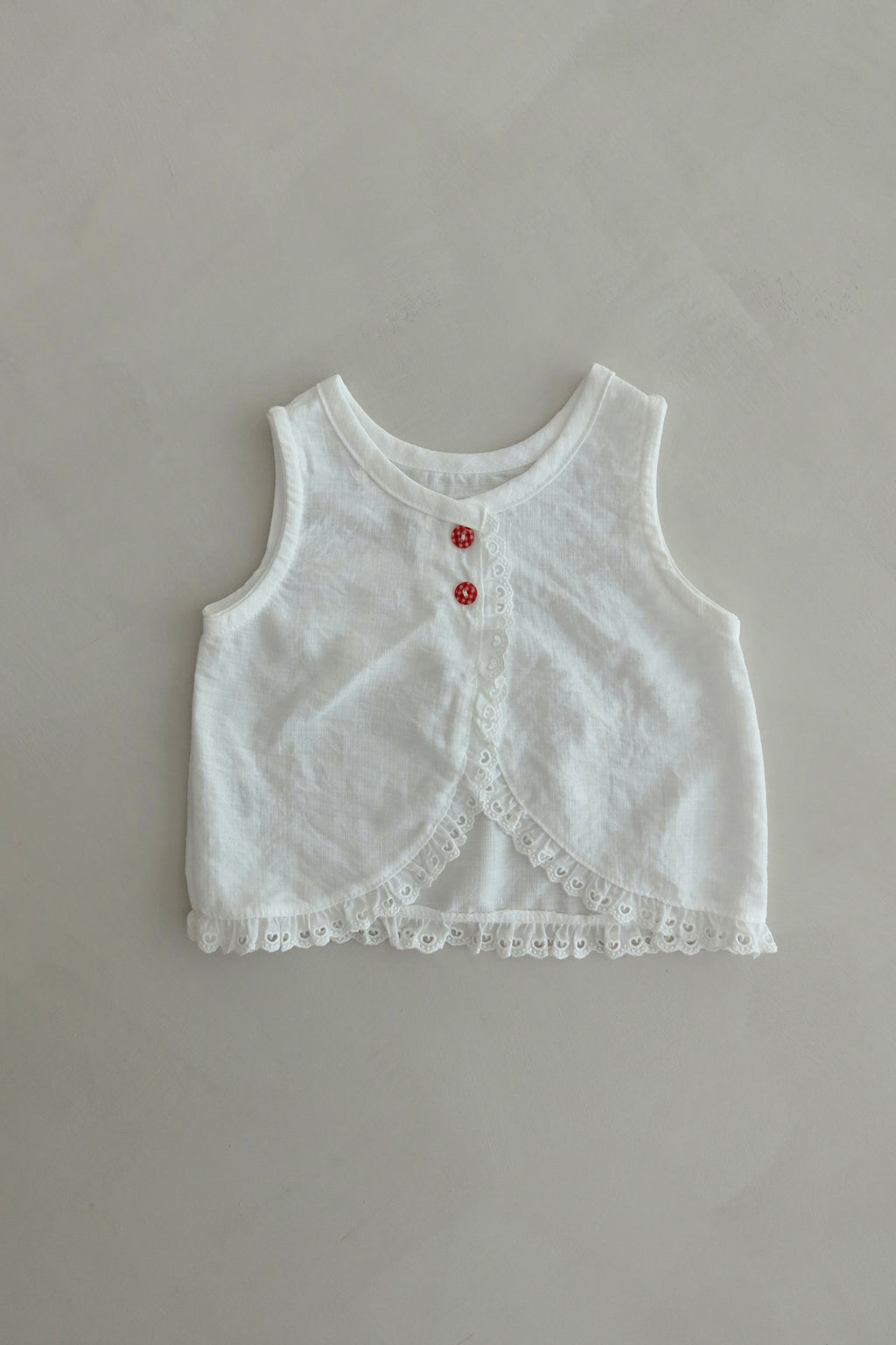 Slit blouse - White