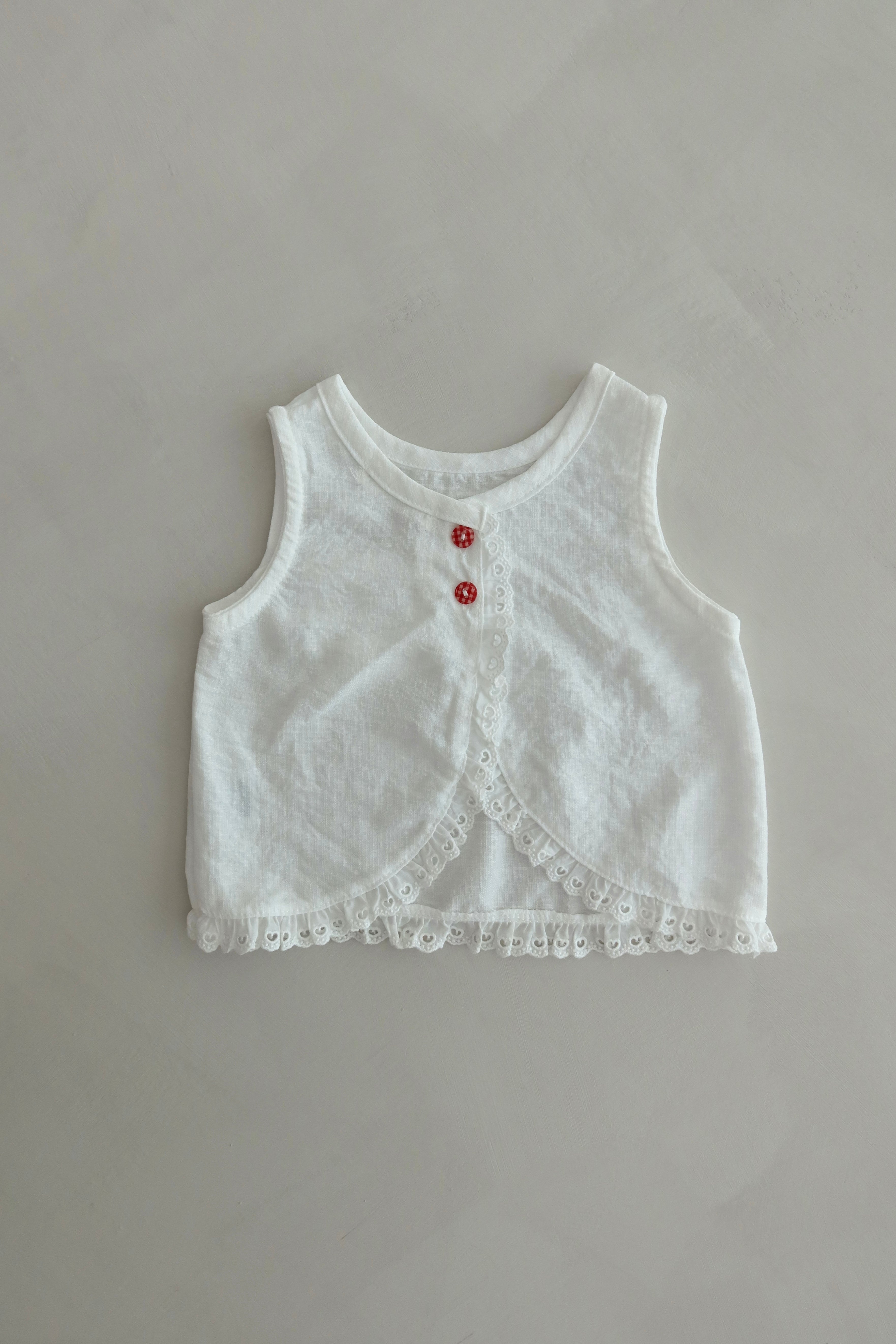 Slit blouse - White