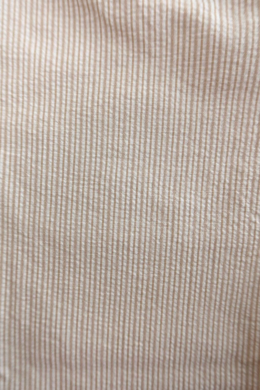 Striped wide pants - Beige