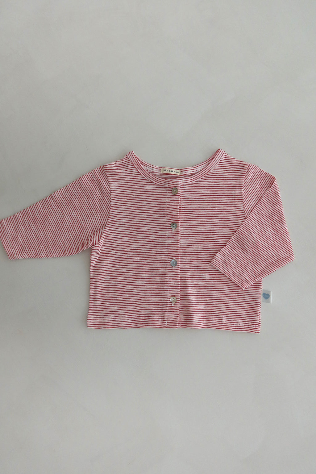 Stripe cardigan - Red
