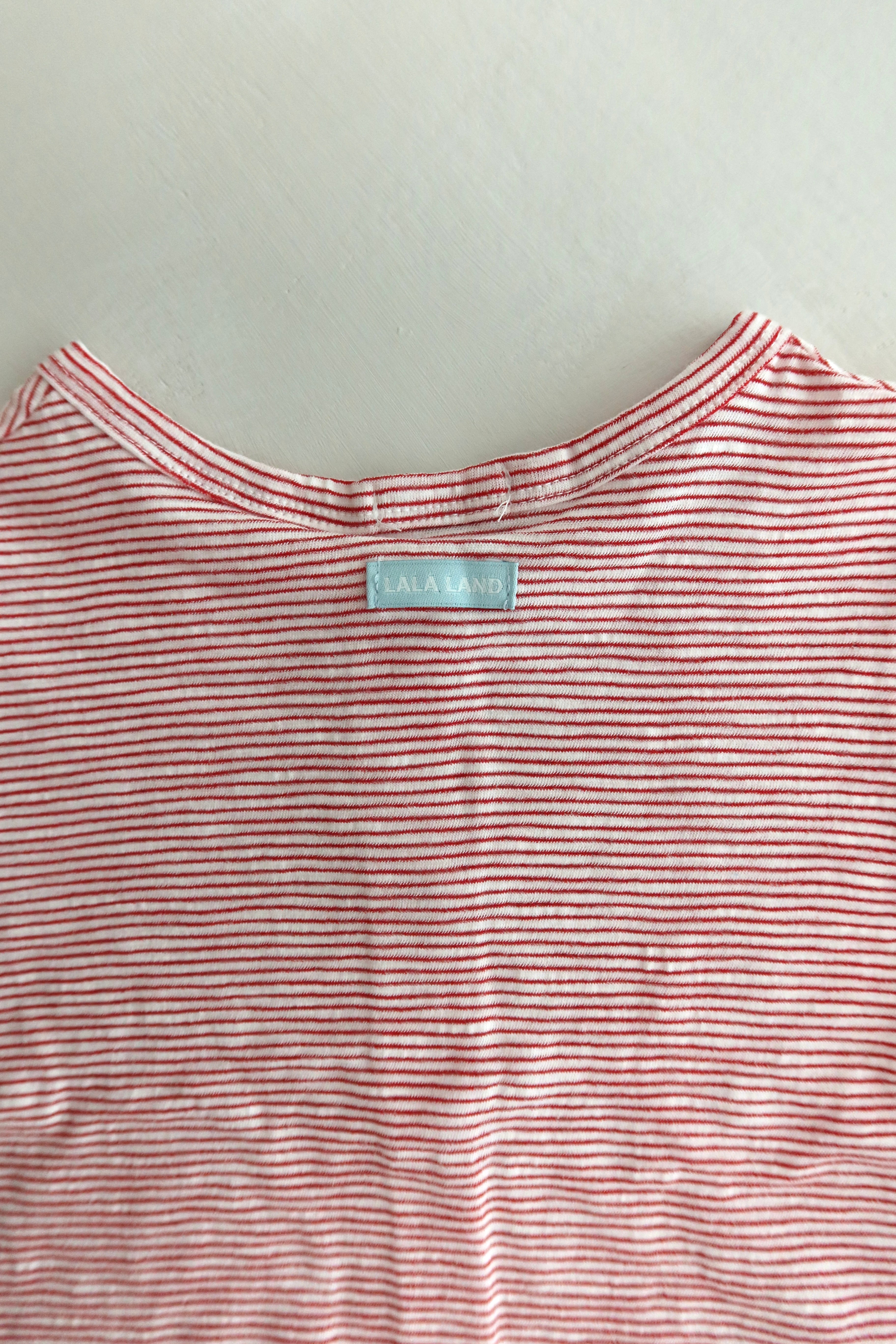 Stripe cardigan - Red