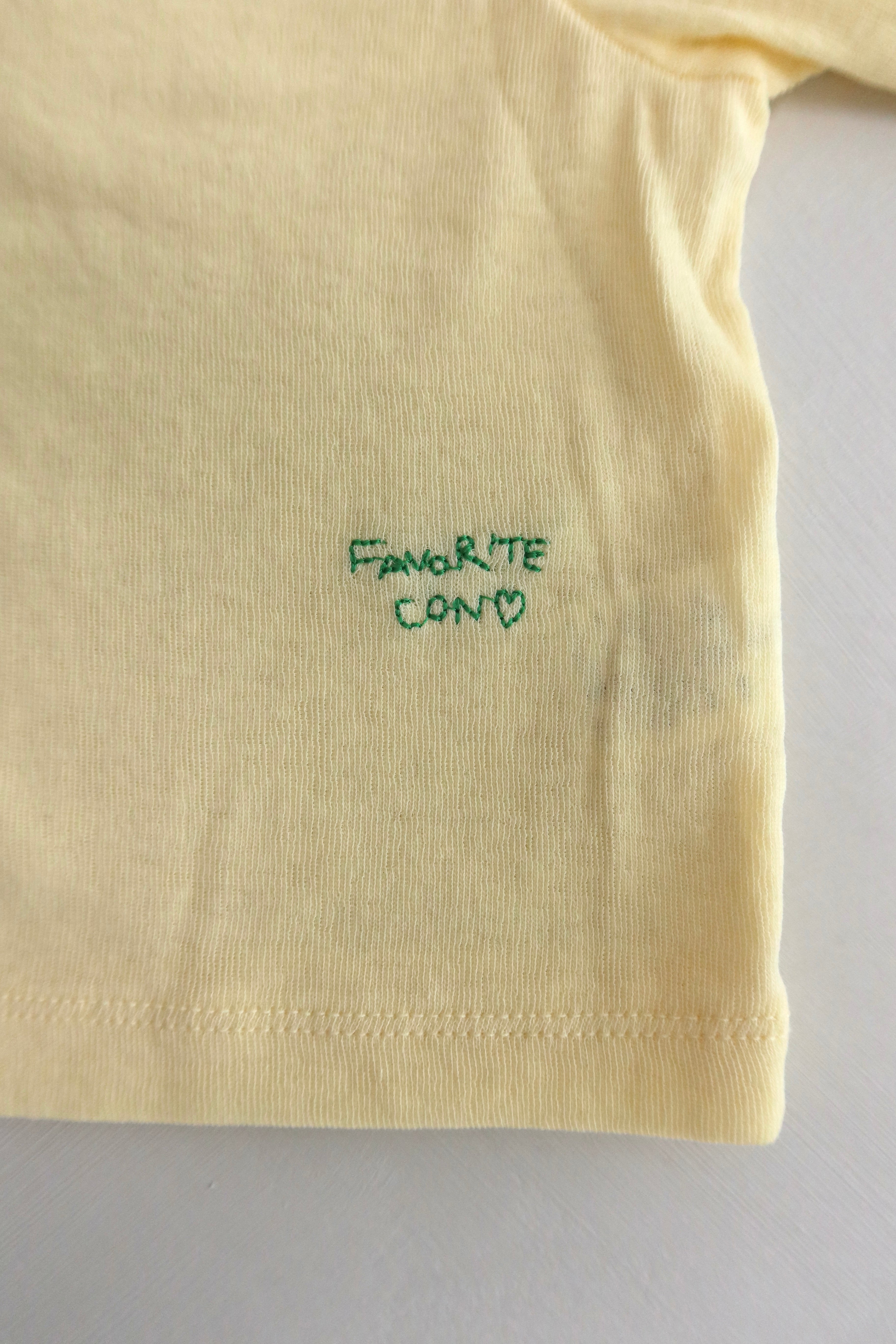 Con oversized longsleeve - Yellow