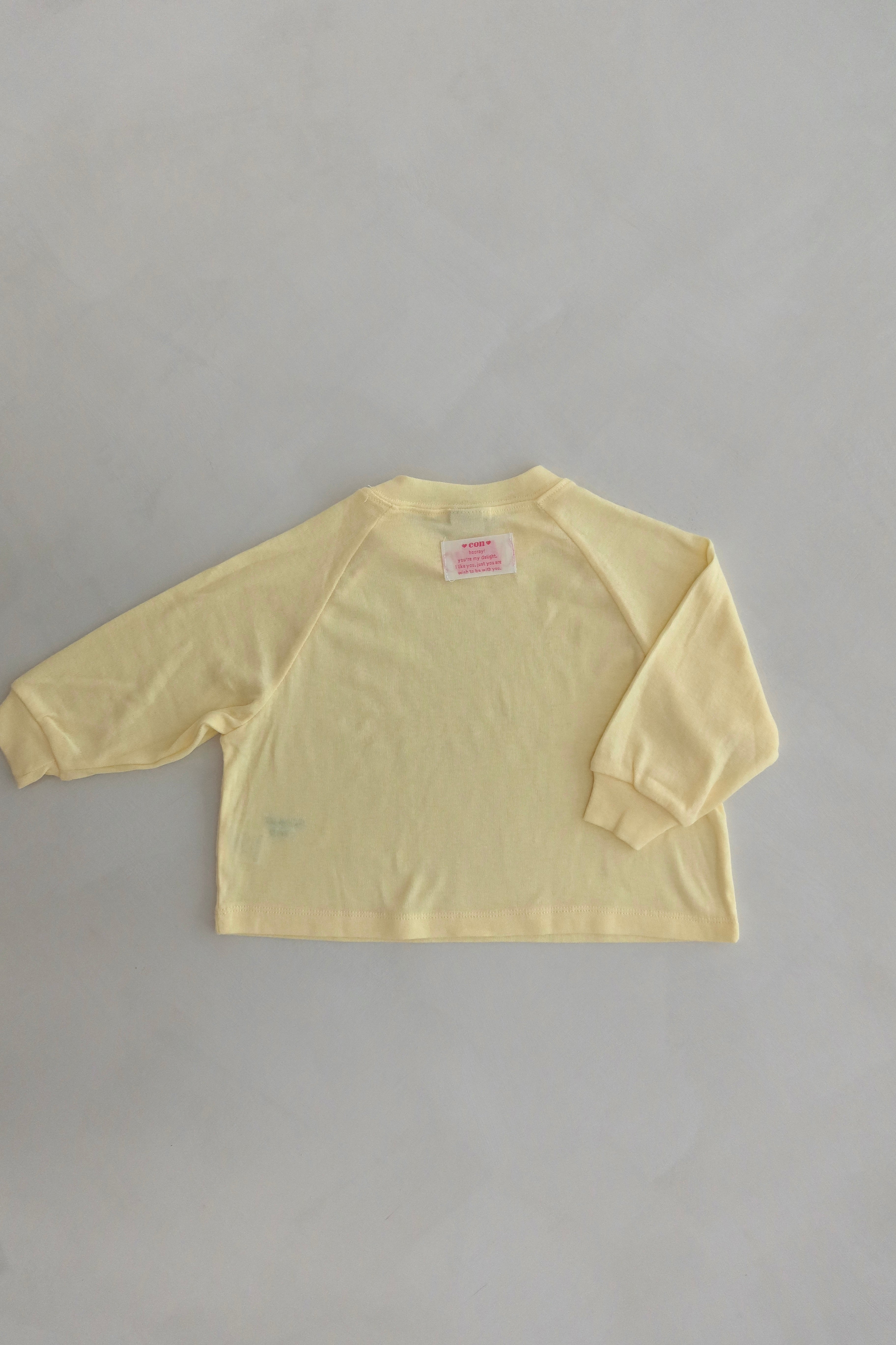 Con oversized longsleeve - Yellow