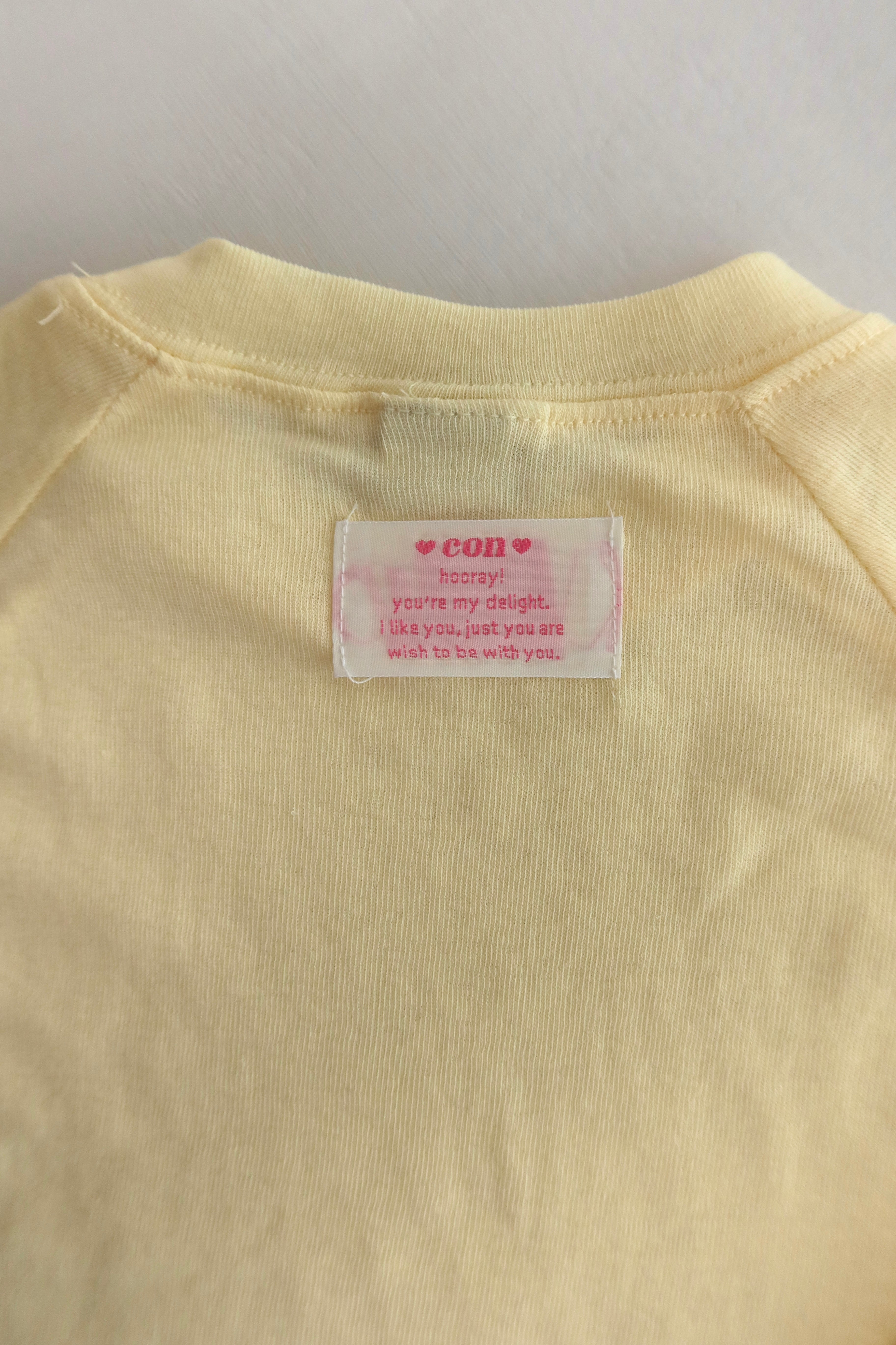 Con oversized longsleeve - Yellow