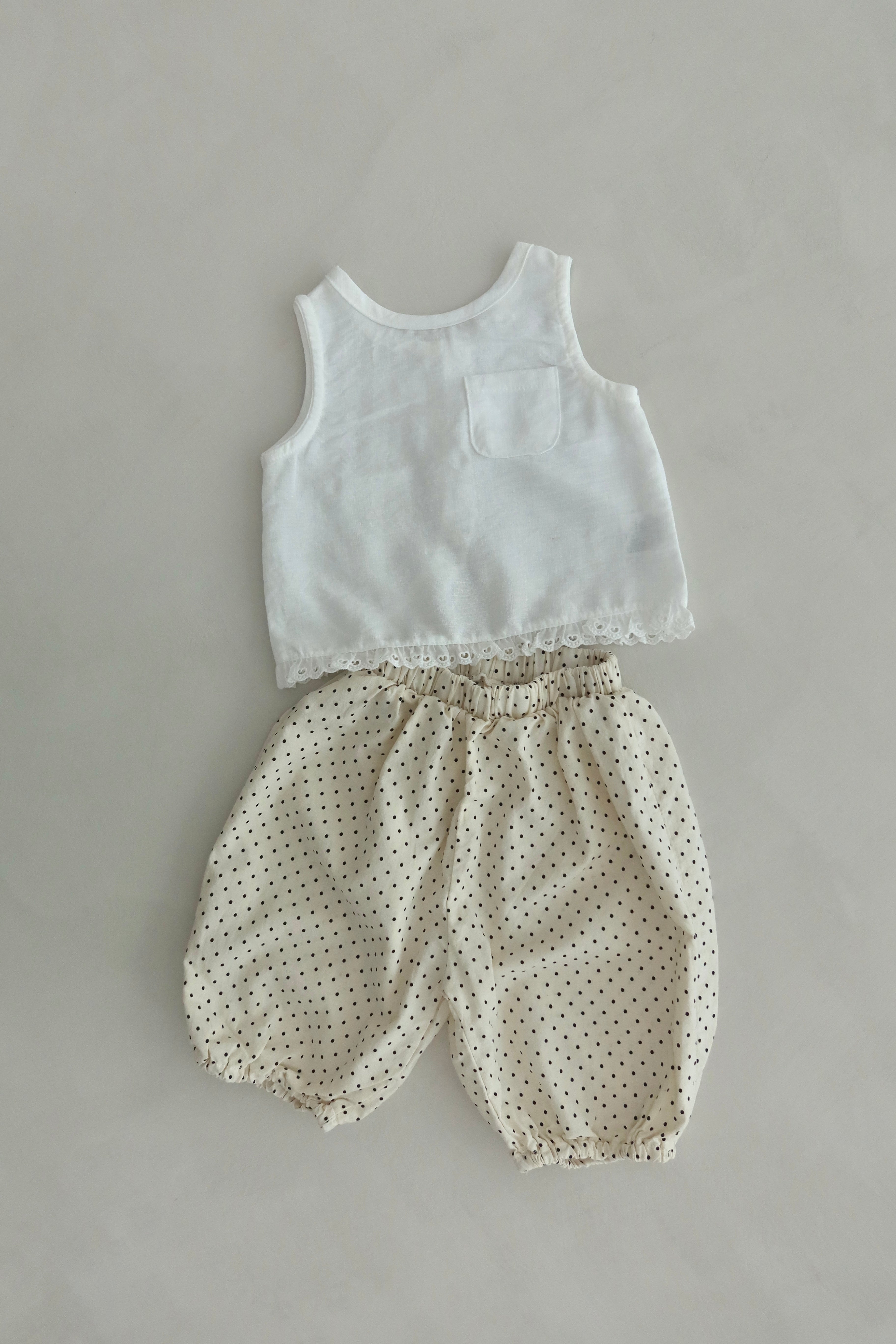 Slit blouse - White