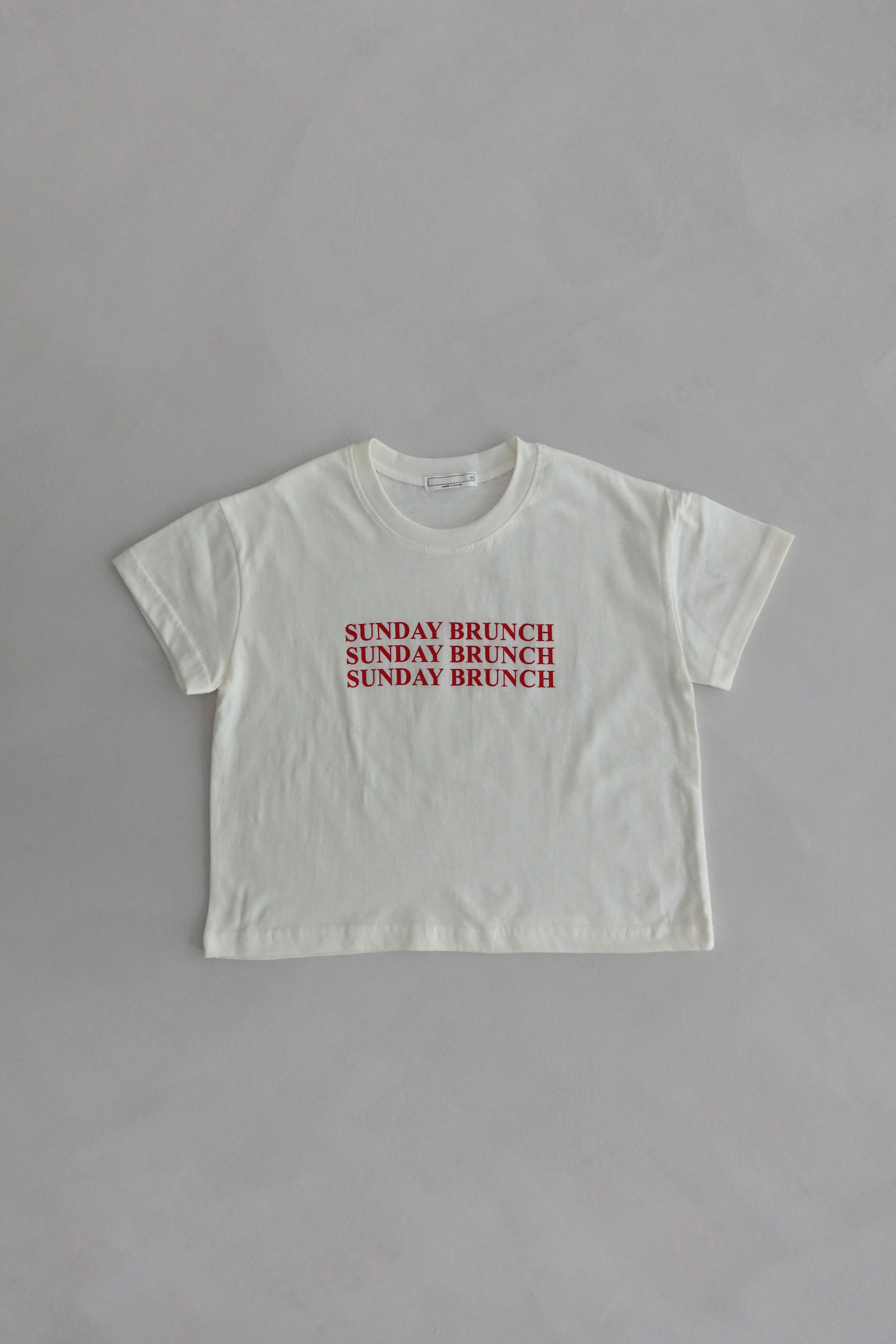 Sunday Brunch Tee - Ivory