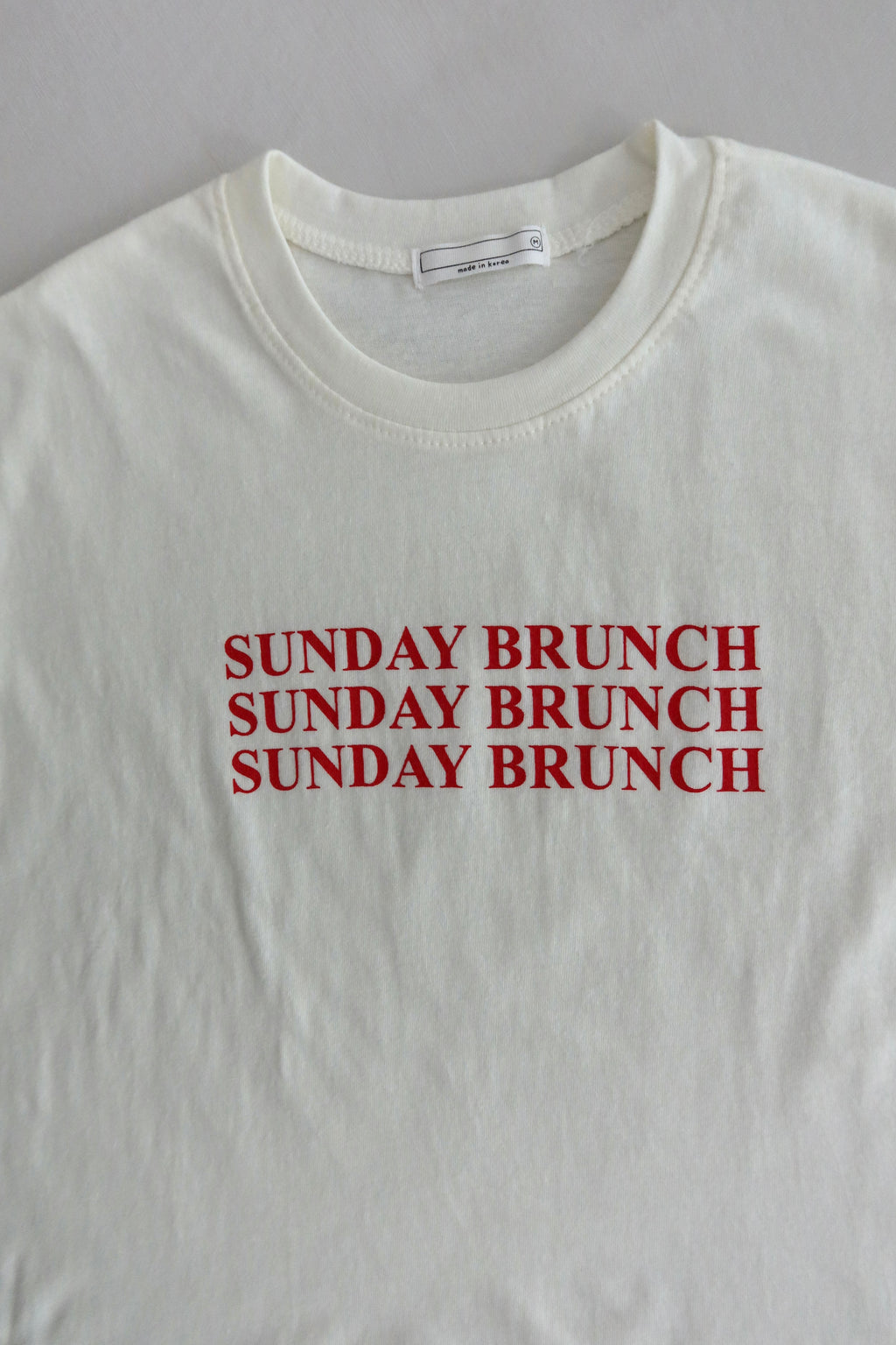 Sunday Brunch Tee - Ivory