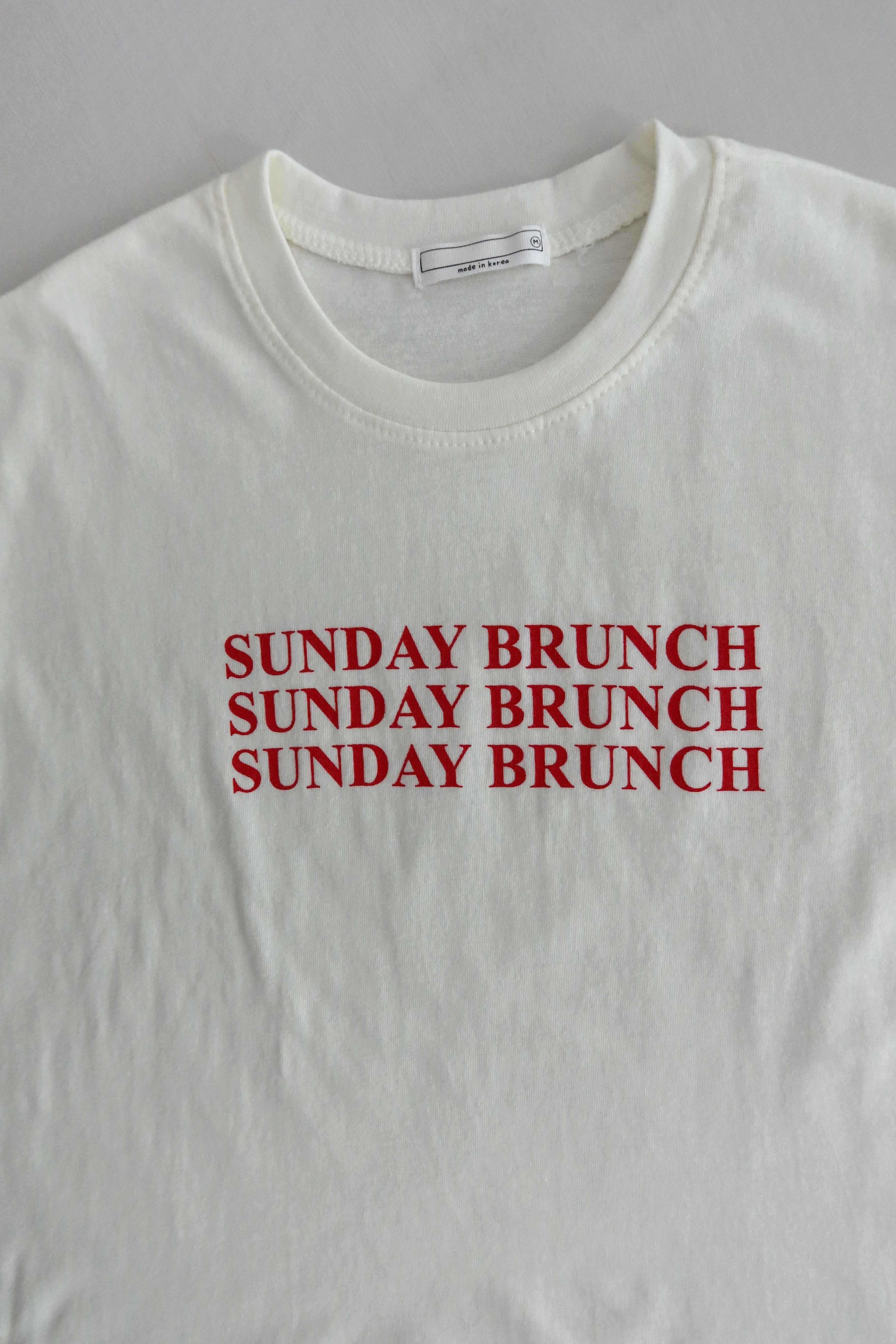 Sunday Brunch Tee - Ivory