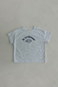 Croissant Tee - Gray