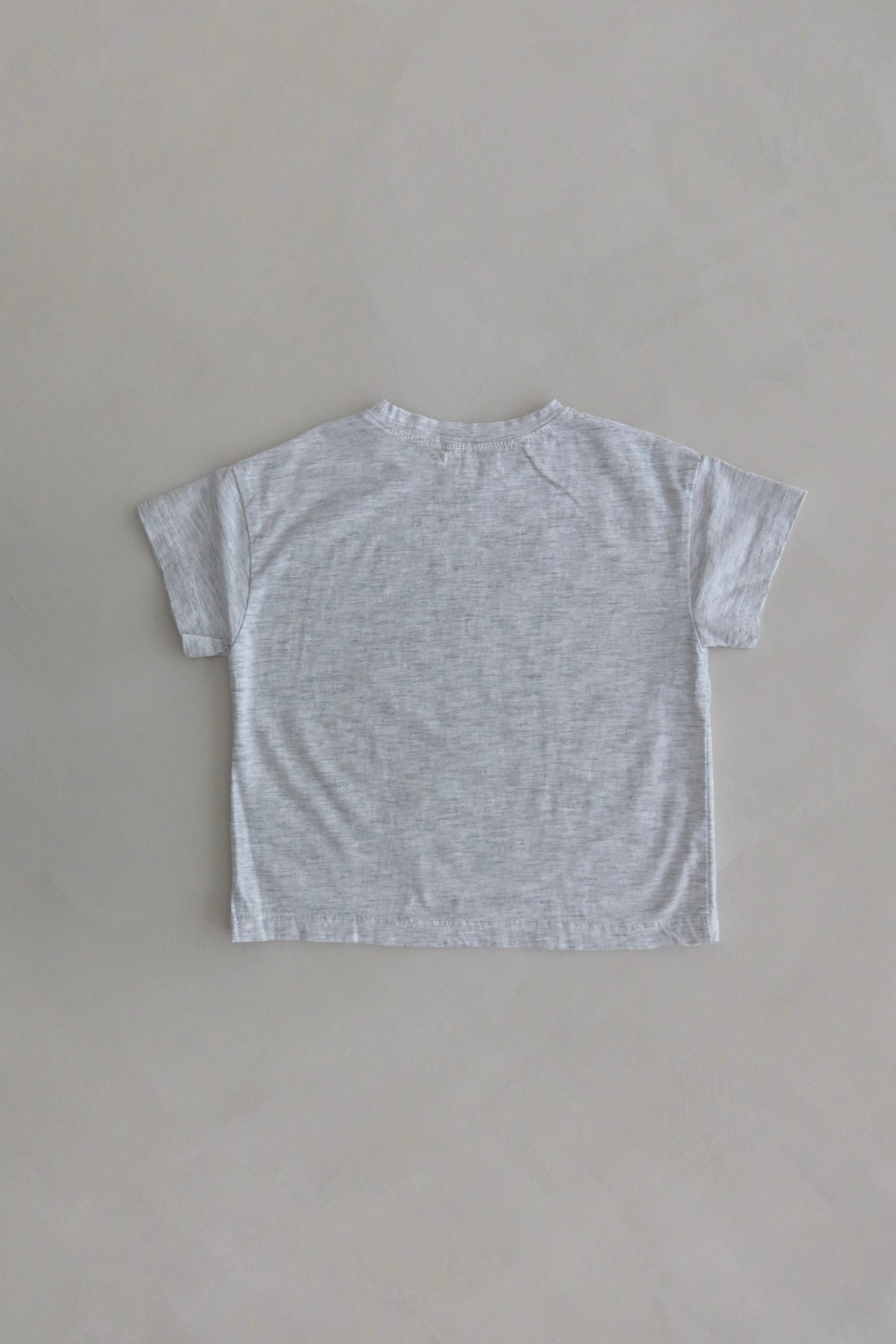 Croissant Tee - Gray