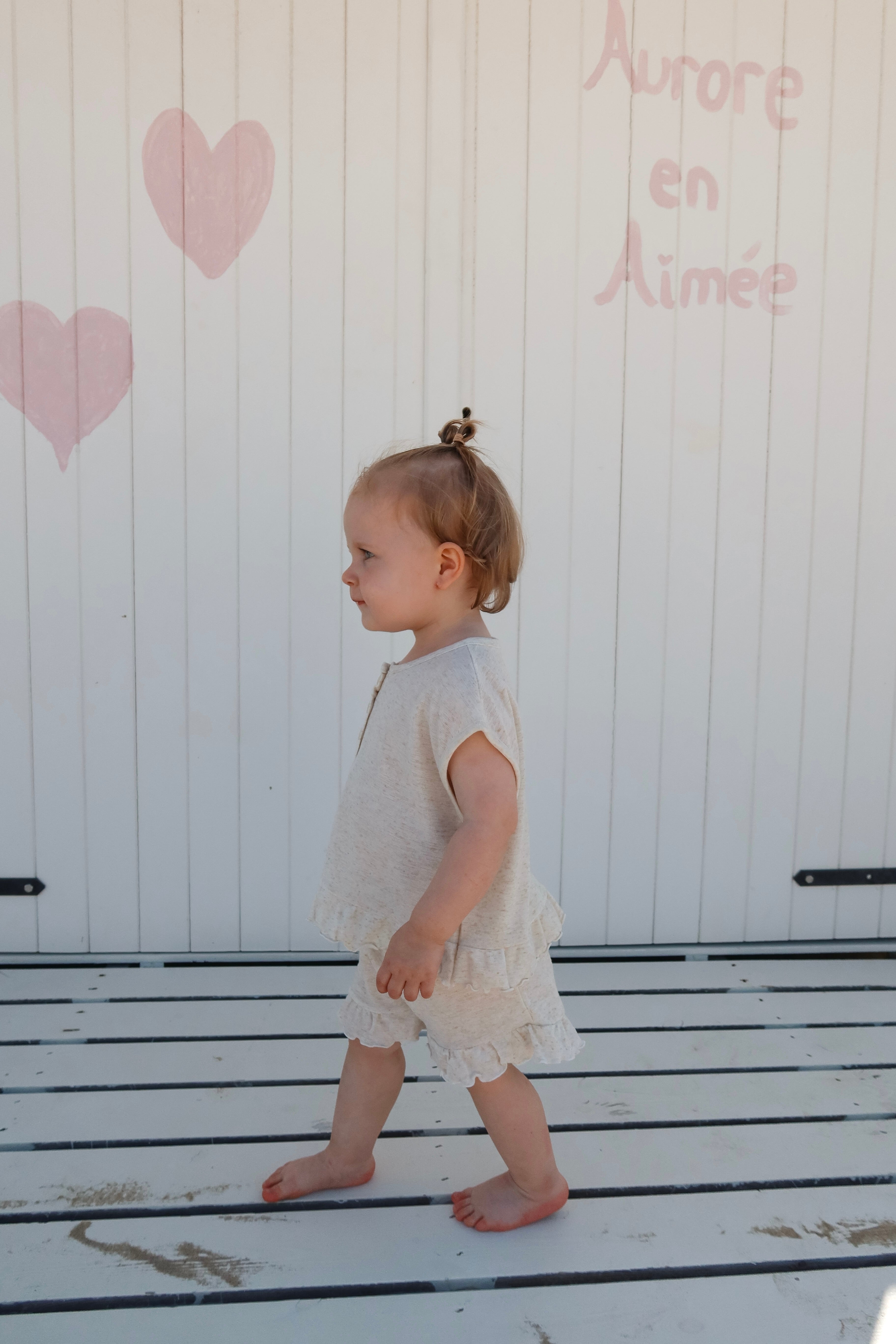 Frill set - Beige