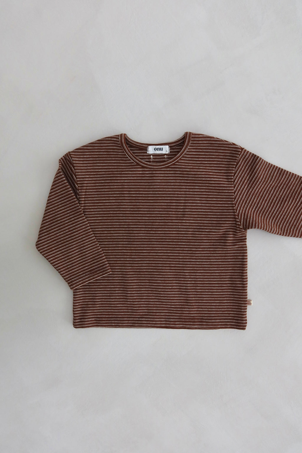 Onu stripe long sleeve - Brown