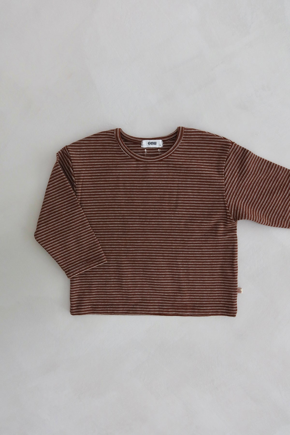 Onu stripe long sleeve - Brown