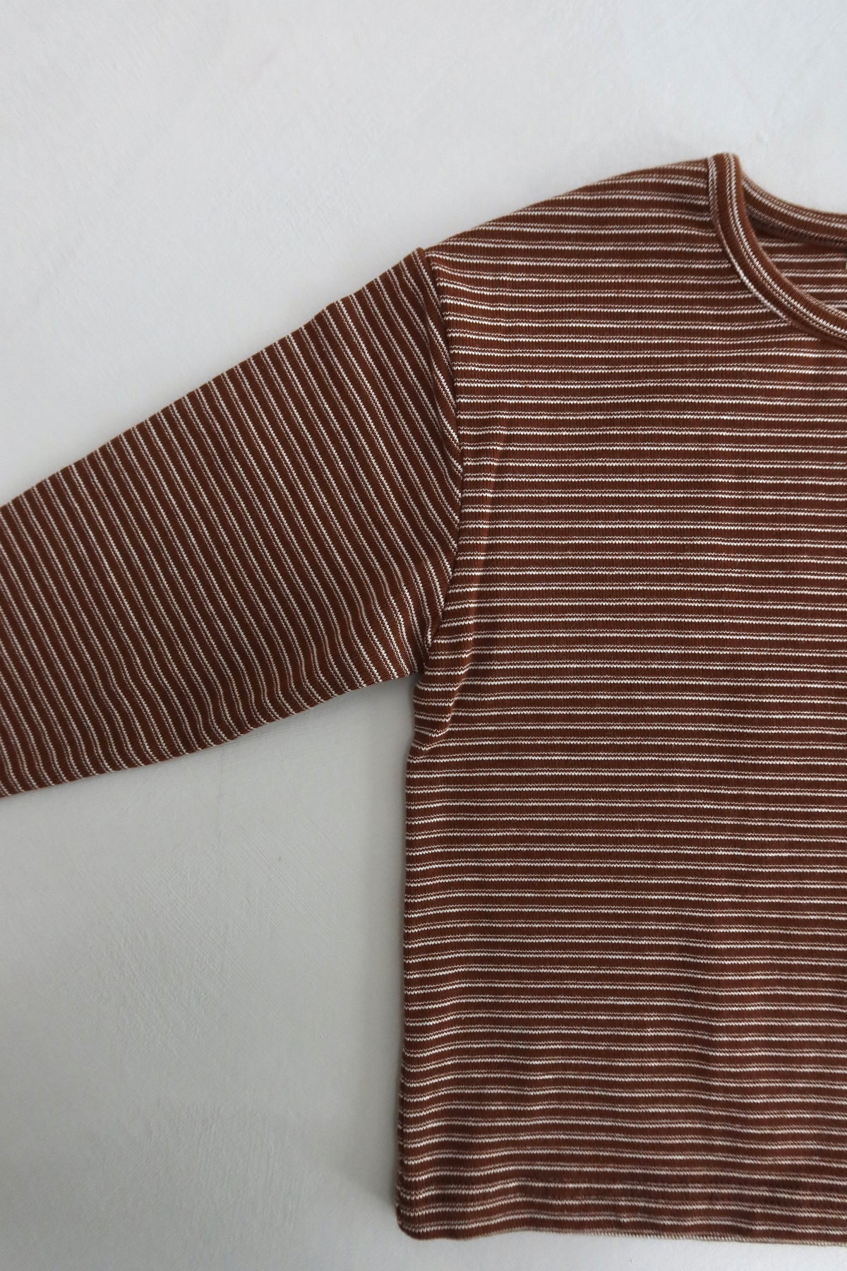 Onu stripe long sleeve - Brown