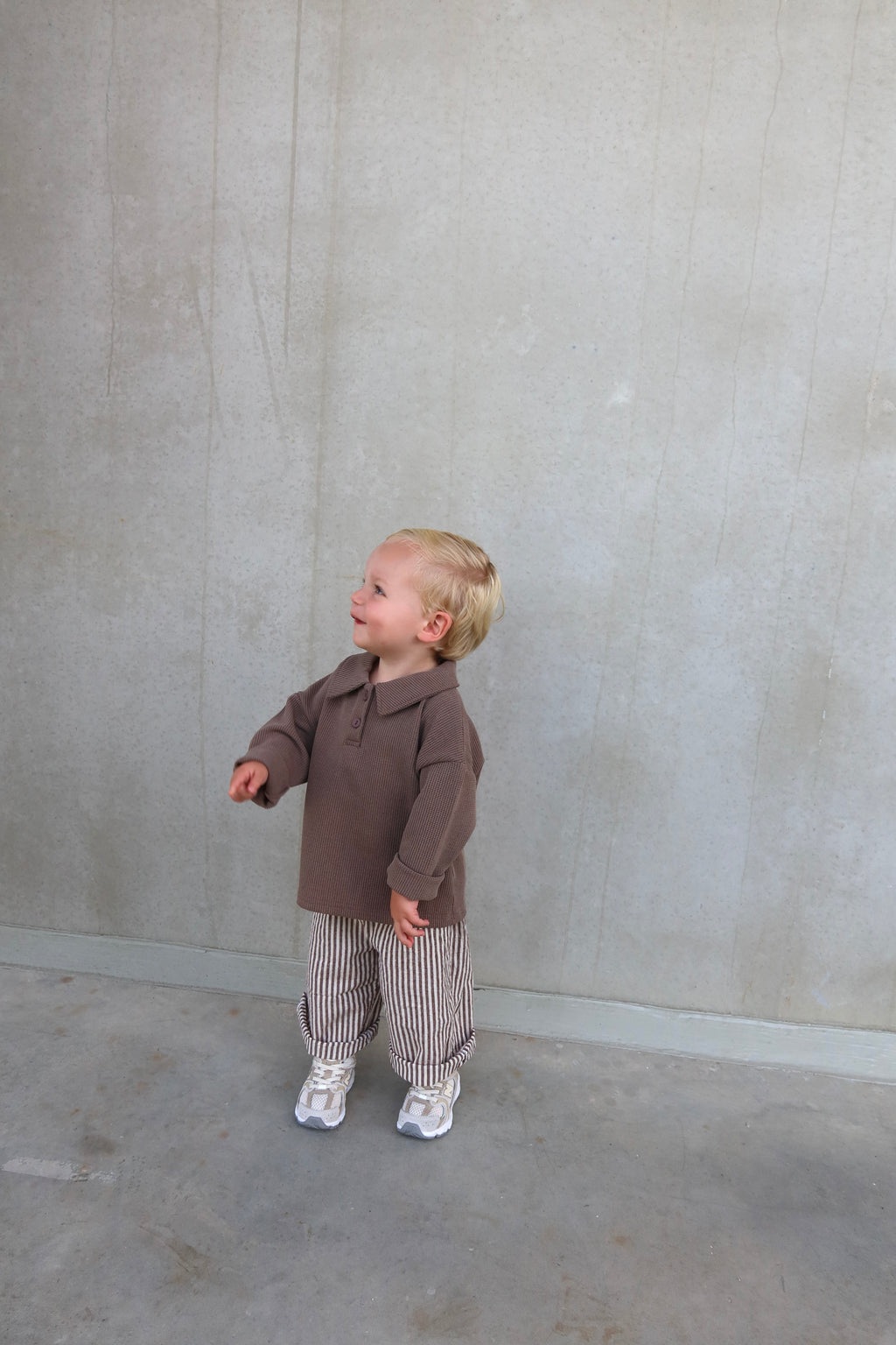 Polo sweater - Brown