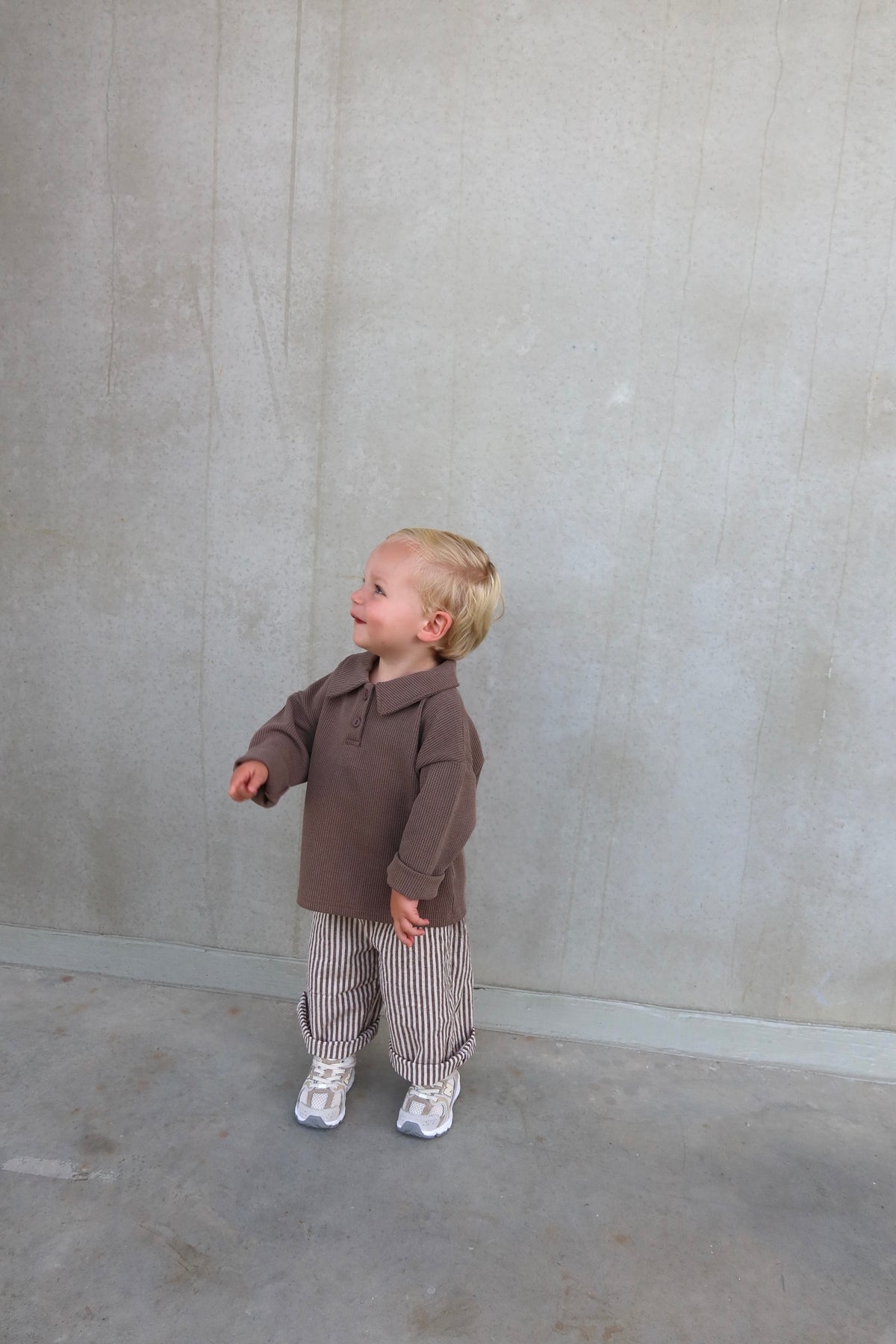 Polo sweater - Brown