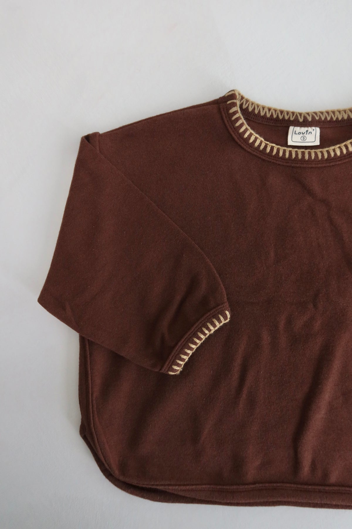Stitch sweater - Brown