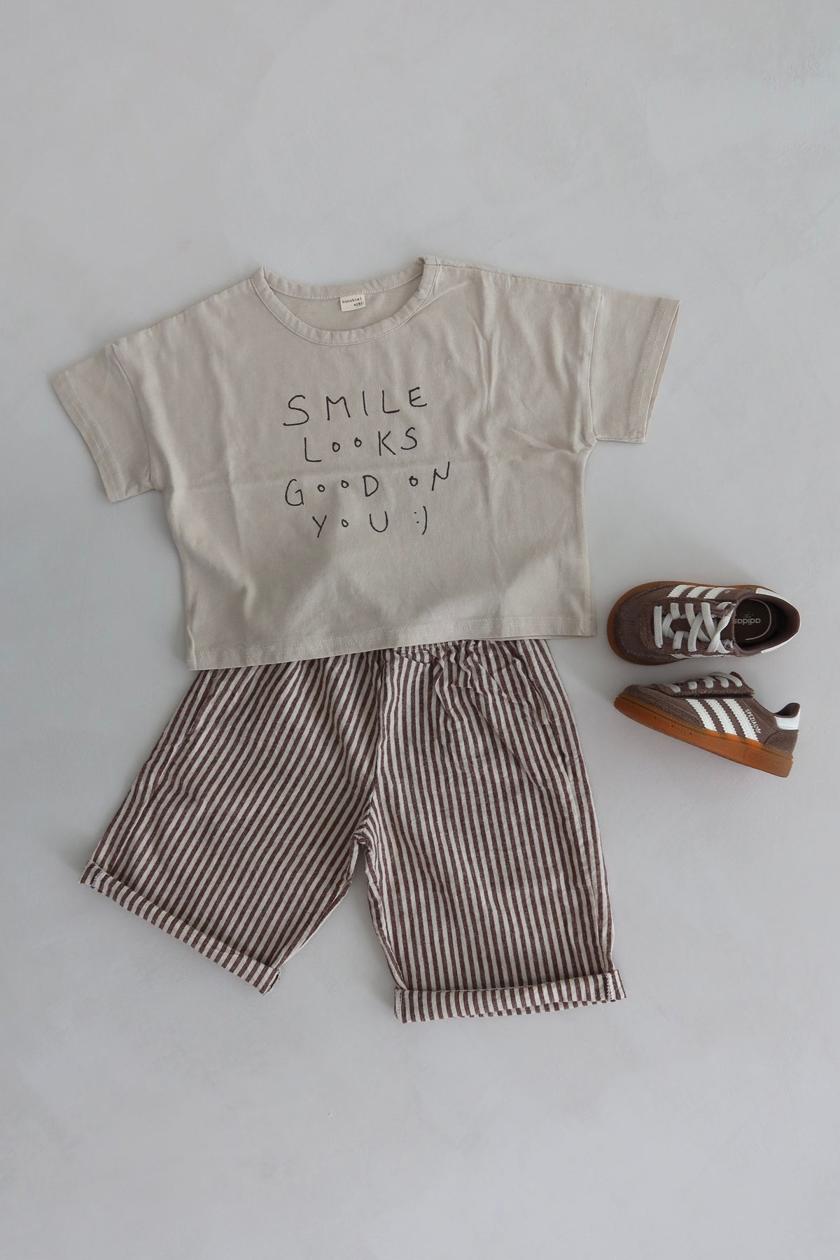 Smile tee - Beige