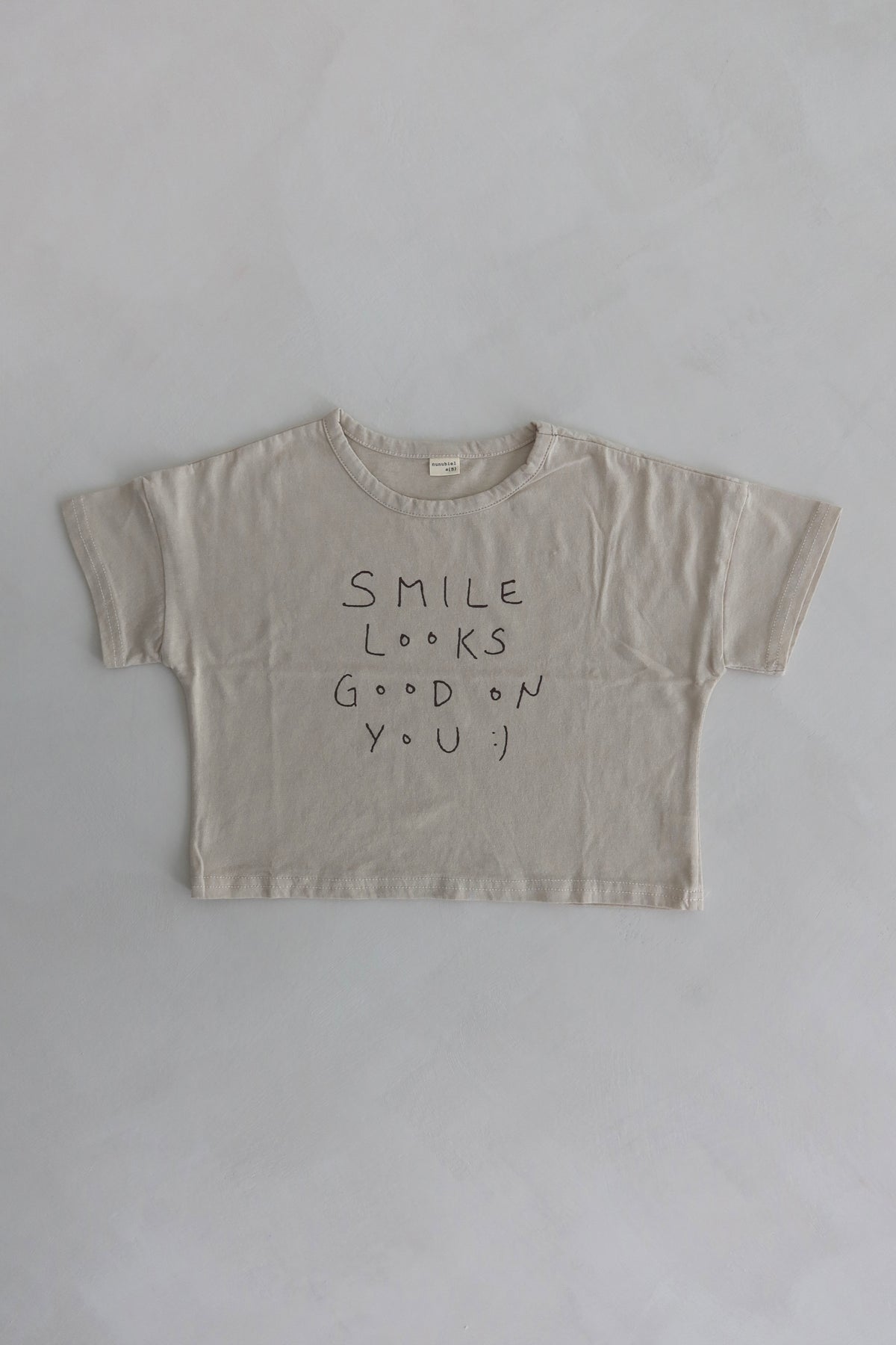 Smile tee - Beige