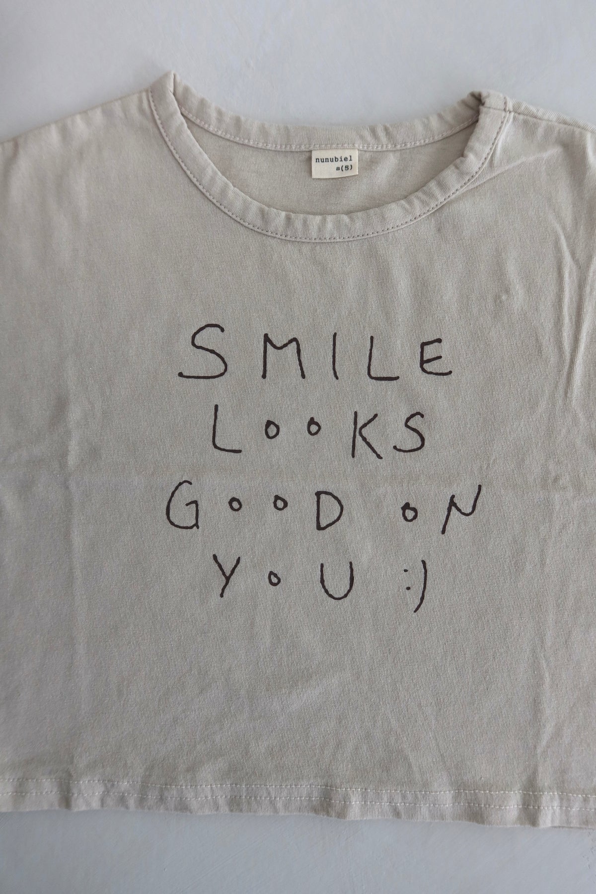 Smile tee - Beige
