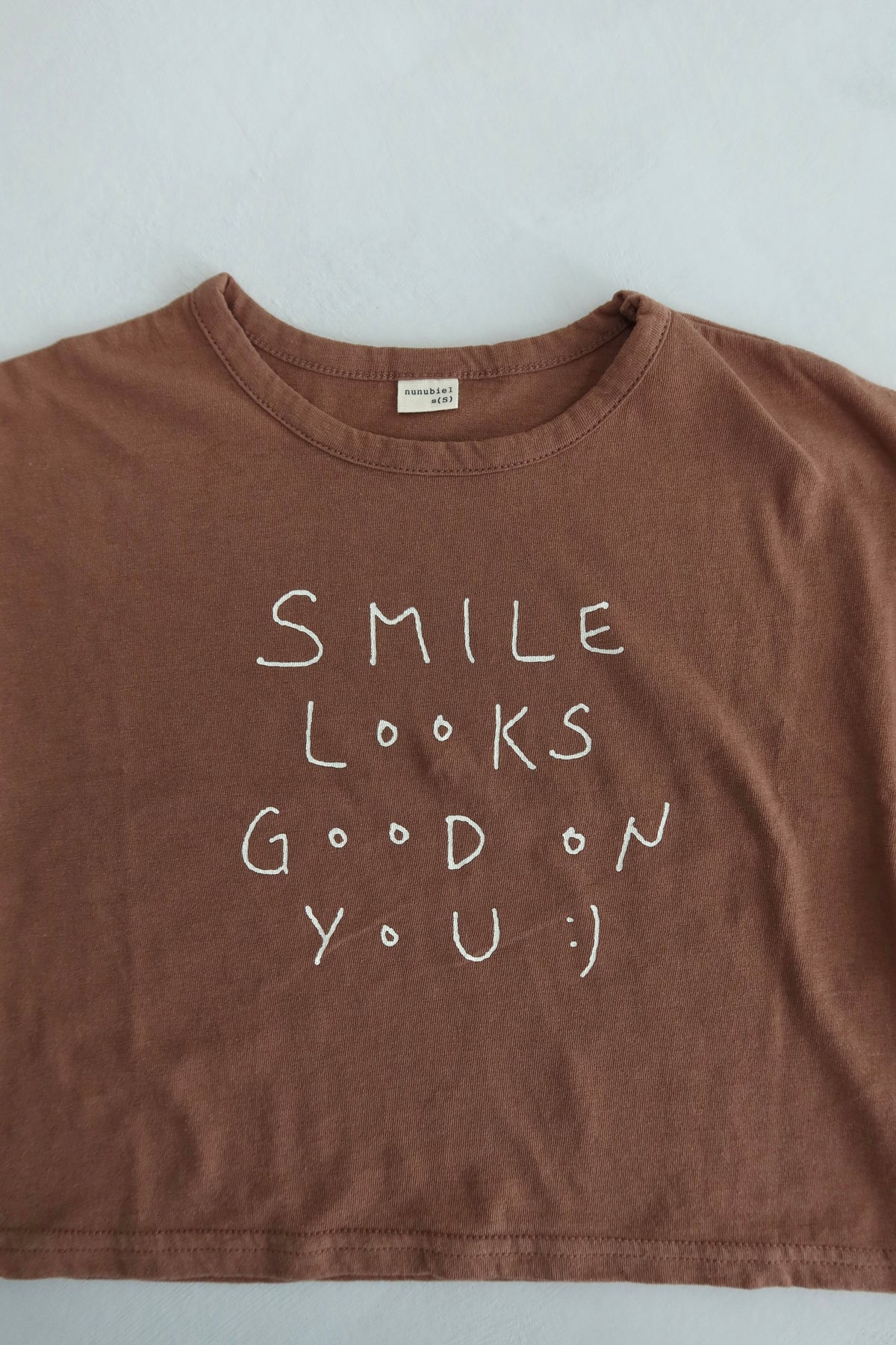 Smile tee - Brown