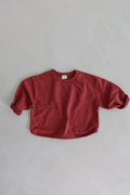 Plain sweater - Wine