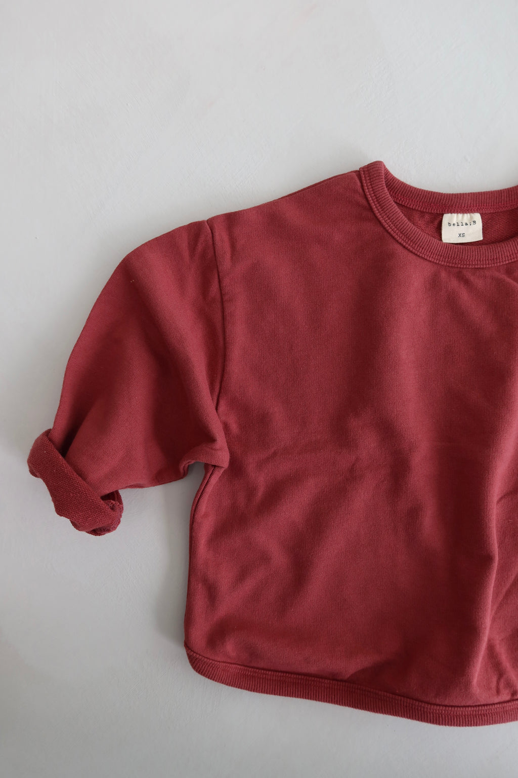 Plain sweater - Wine