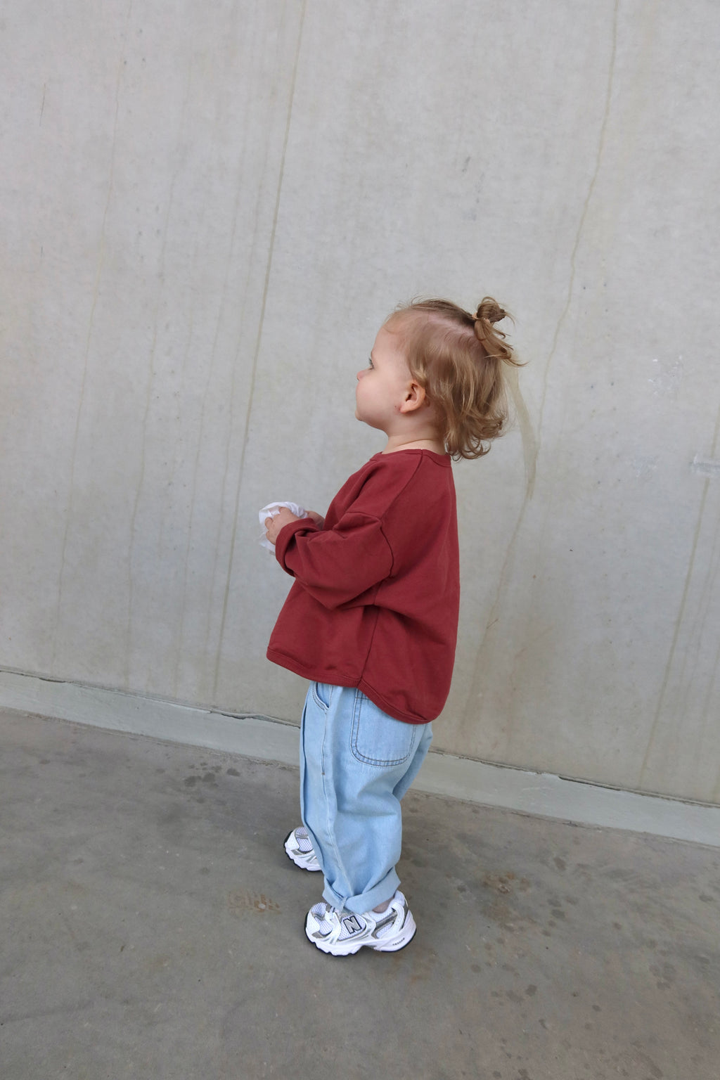 Plain sweater - Wine