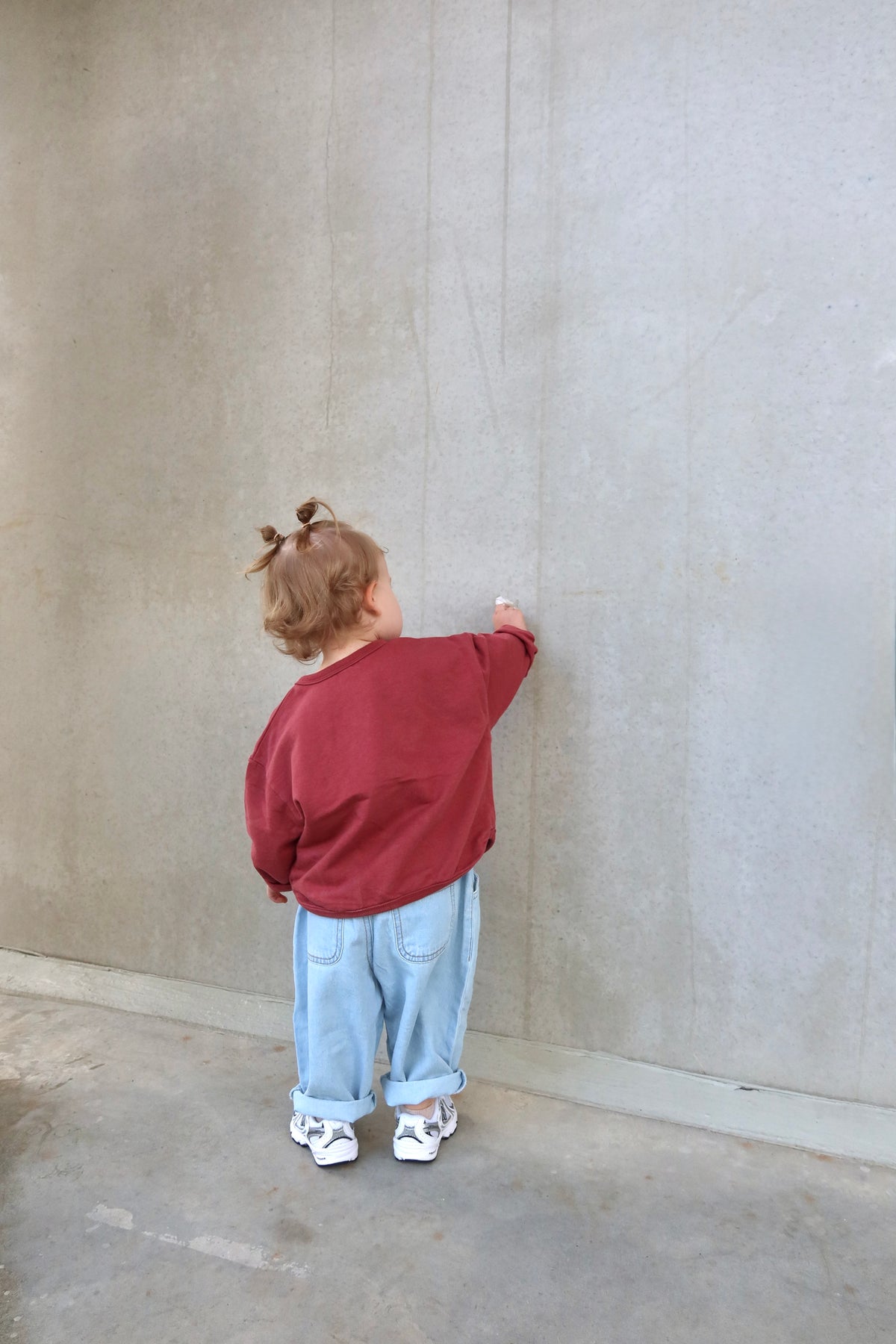 Plain sweater - Wine