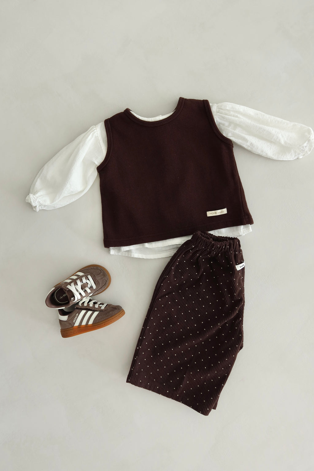 Dots pants - Brown