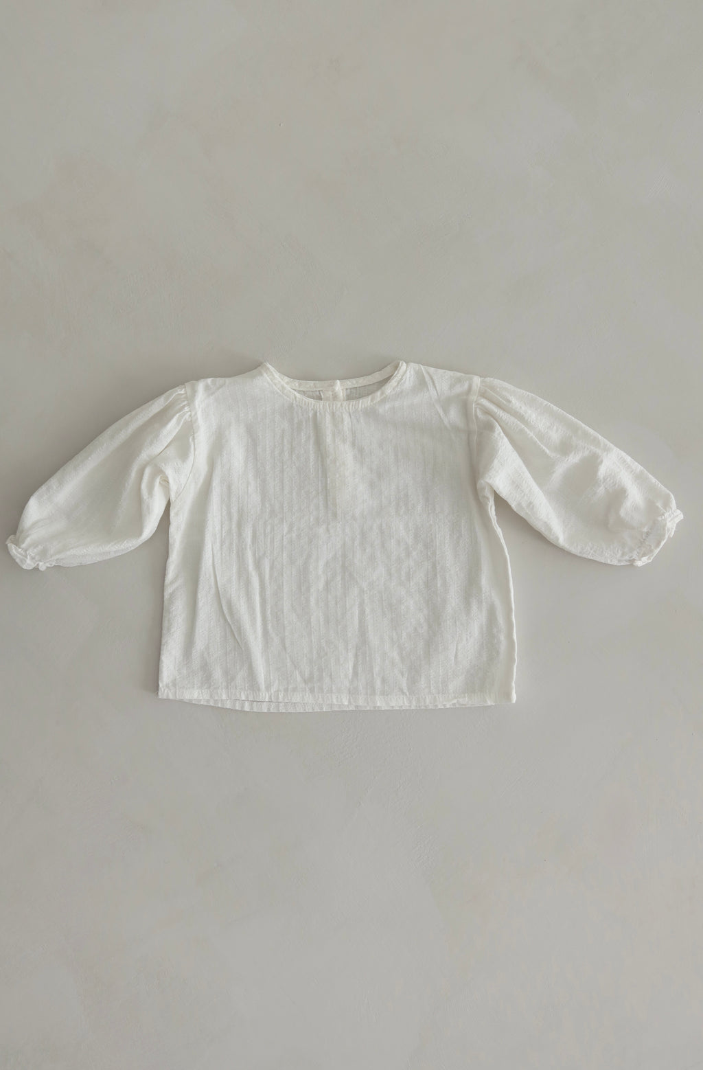 Round blouse - Ivory