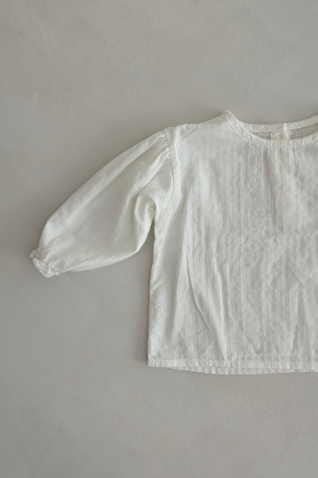 Round blouse - Ivory