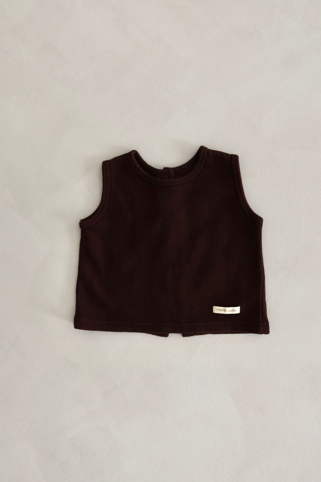 Split gilet - Brown