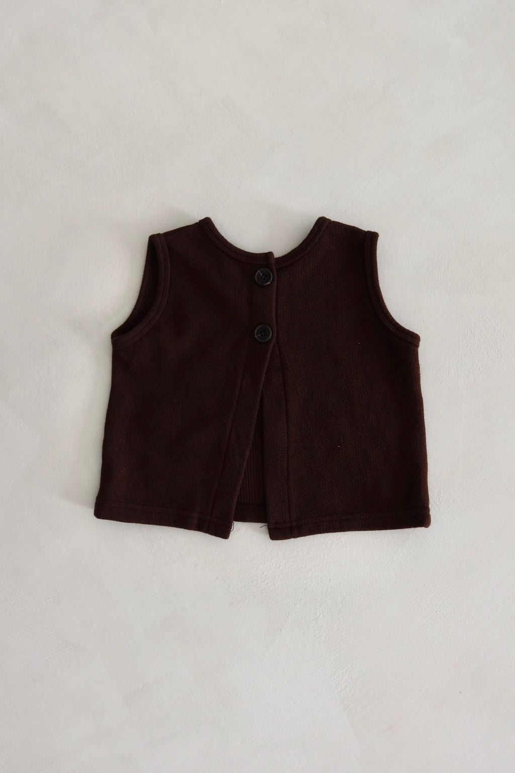 Split gilet - Brown