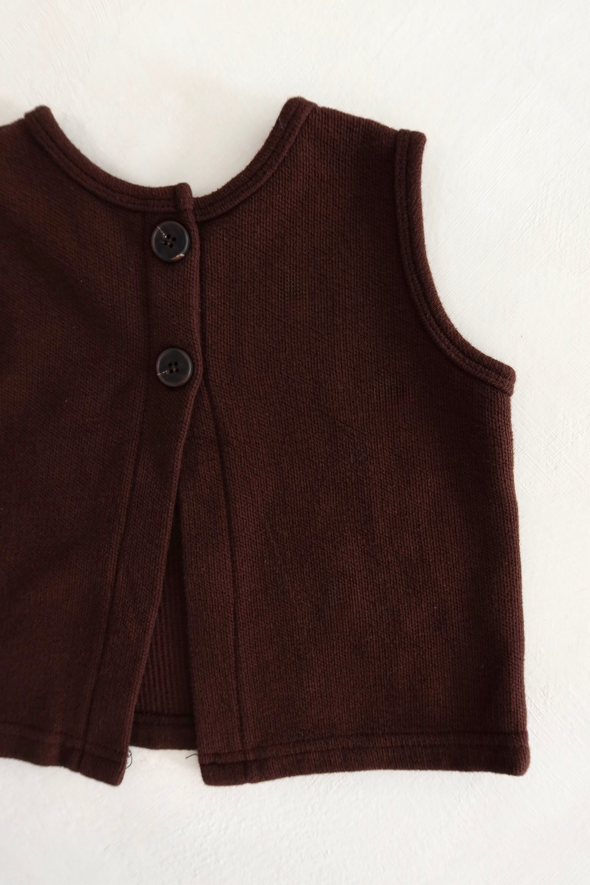 Split gilet - Brown