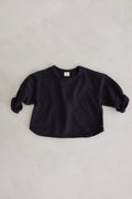 Plain sweater - Navy