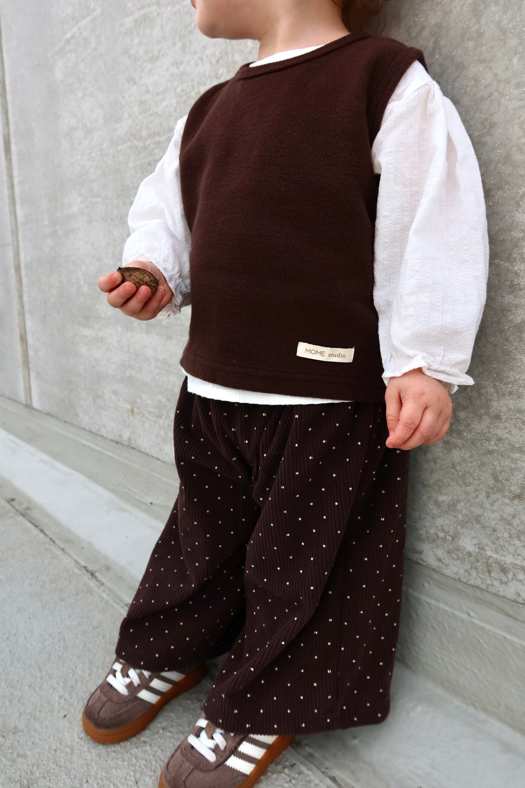 Dots pants - Brown