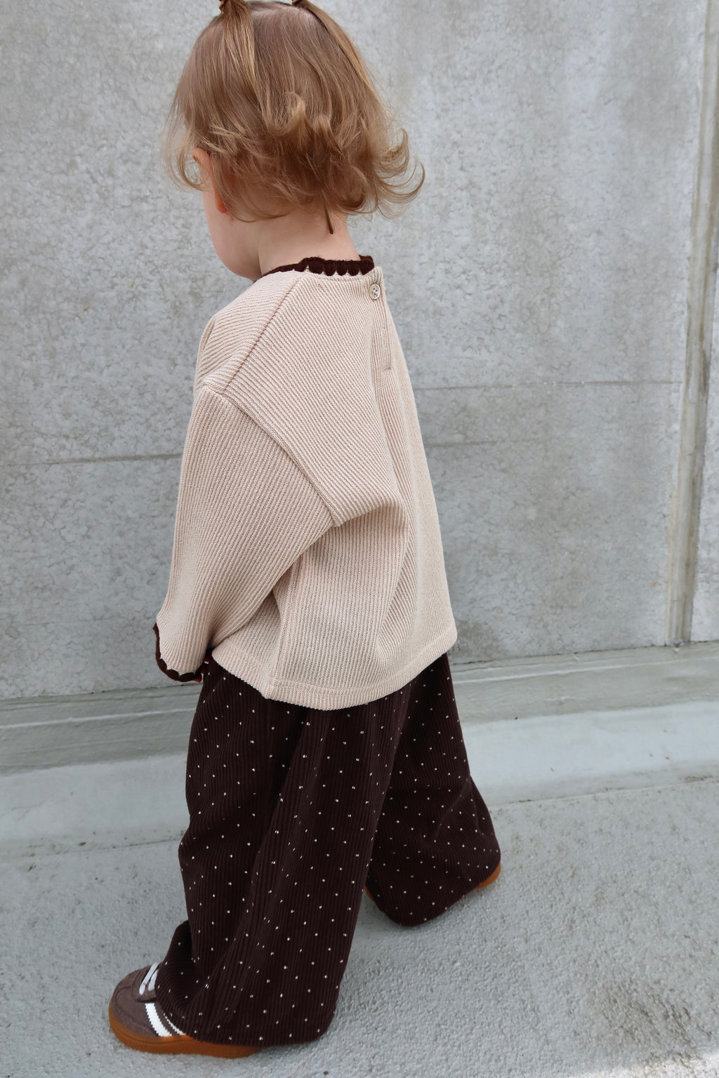 Dots pants - Brown