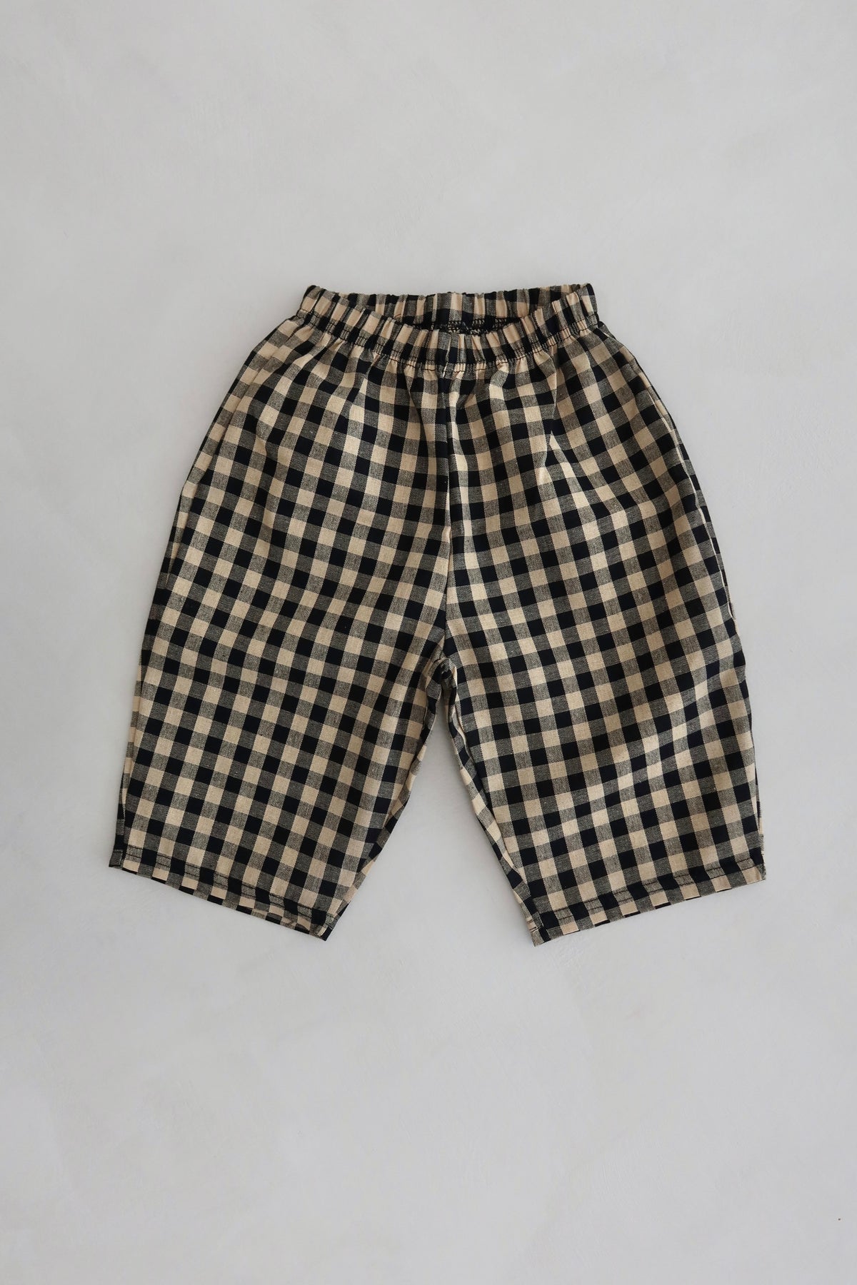 Check pants - Black/Beige