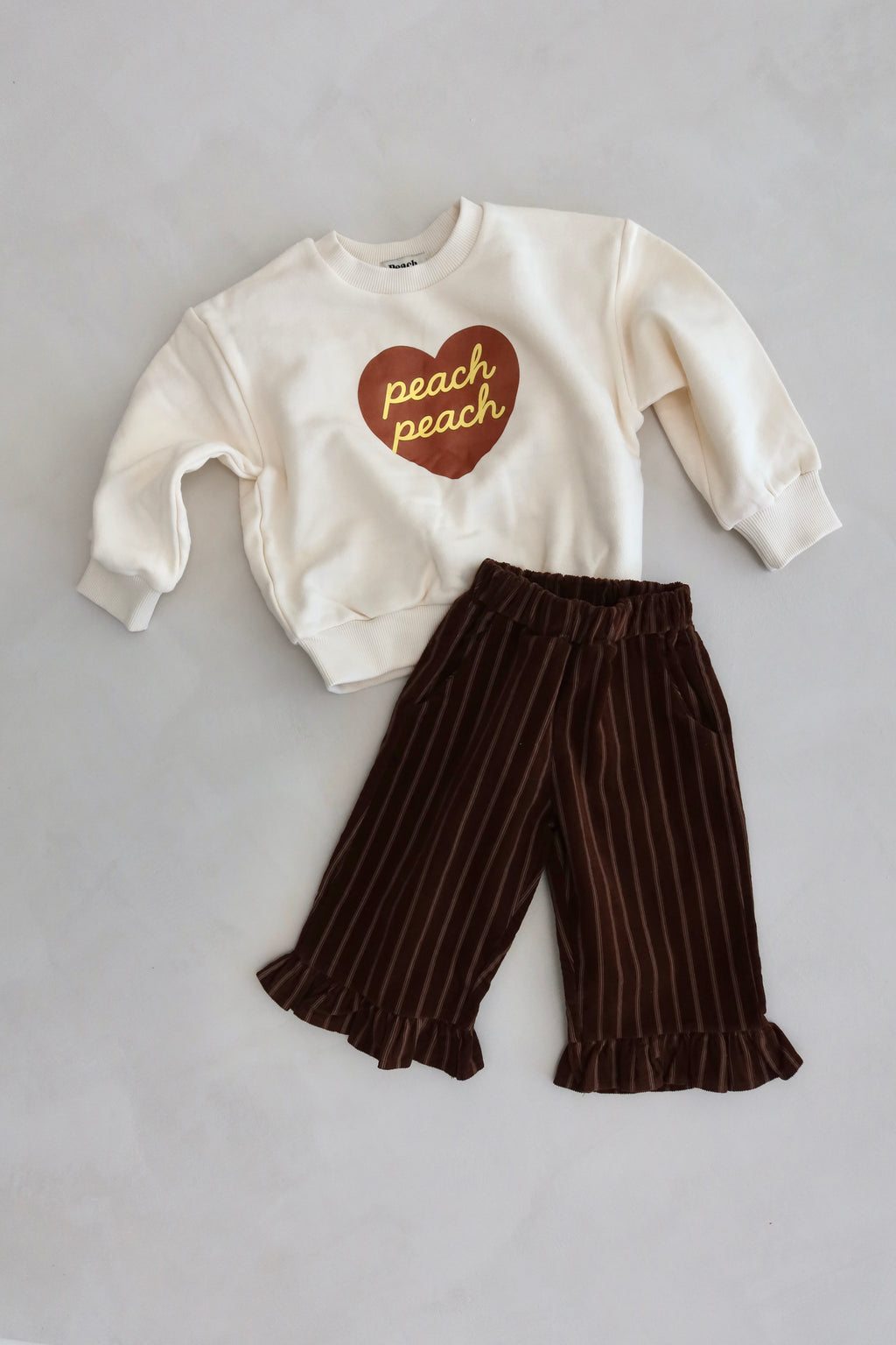 Ruffle pants - Brown