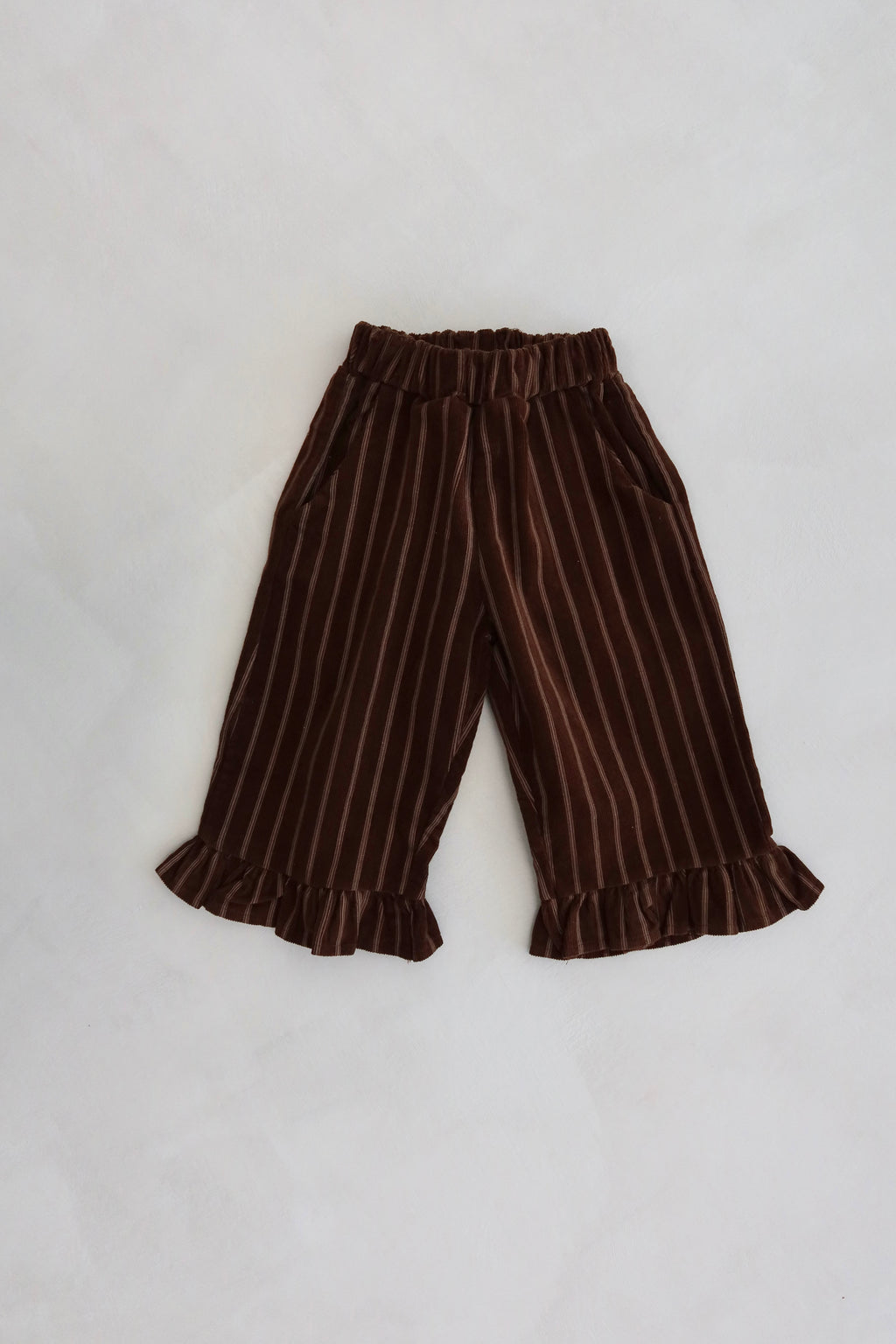 Ruffle pants - Brown