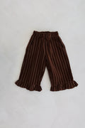 Ruffle pants - Brown
