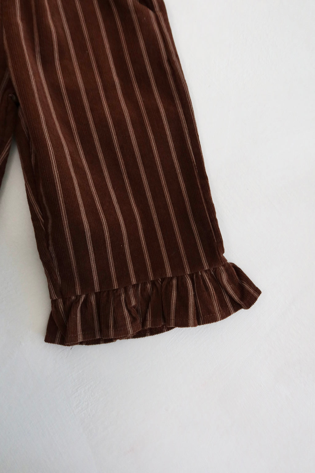 Ruffle pants - Brown