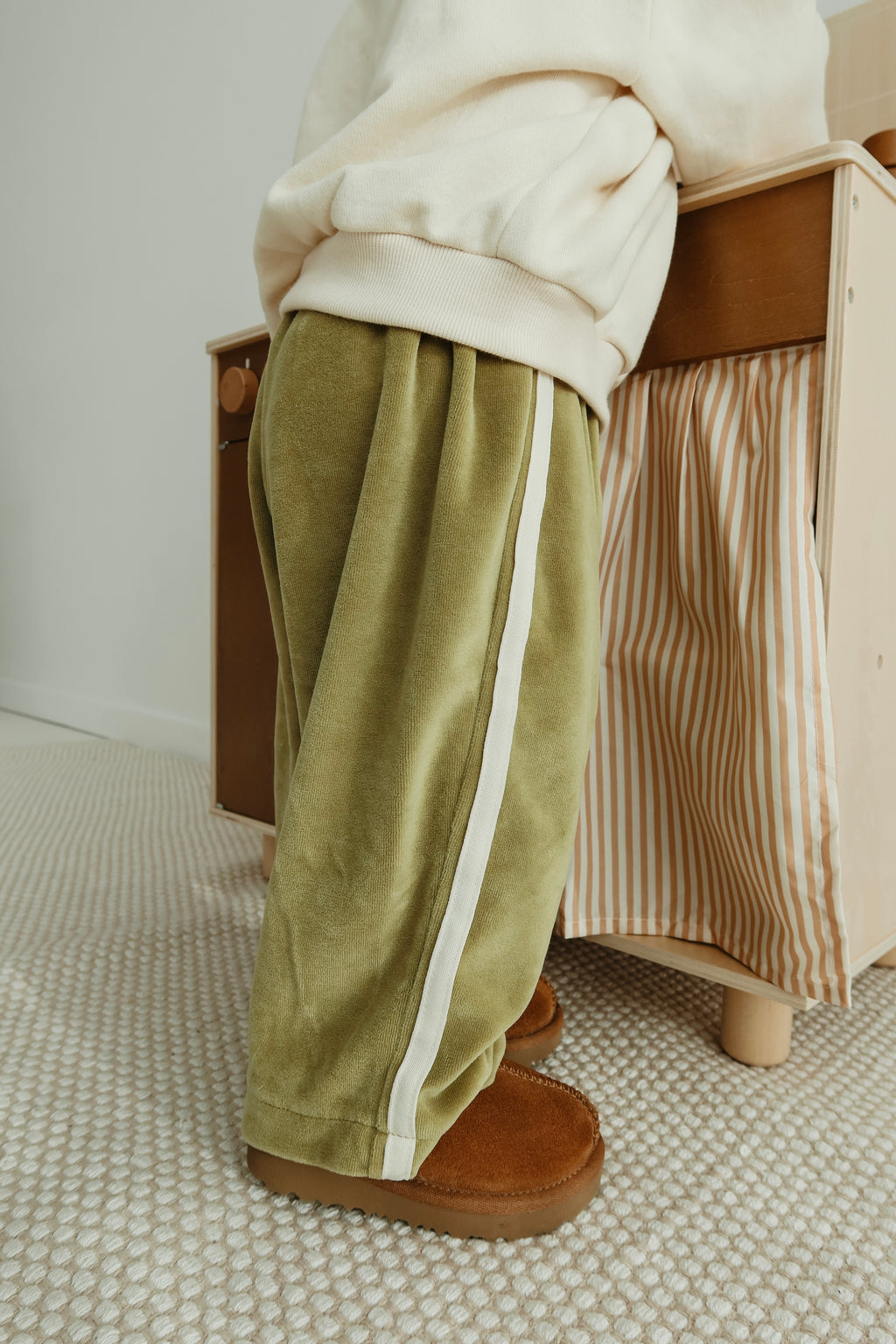 Velvet pants - Green