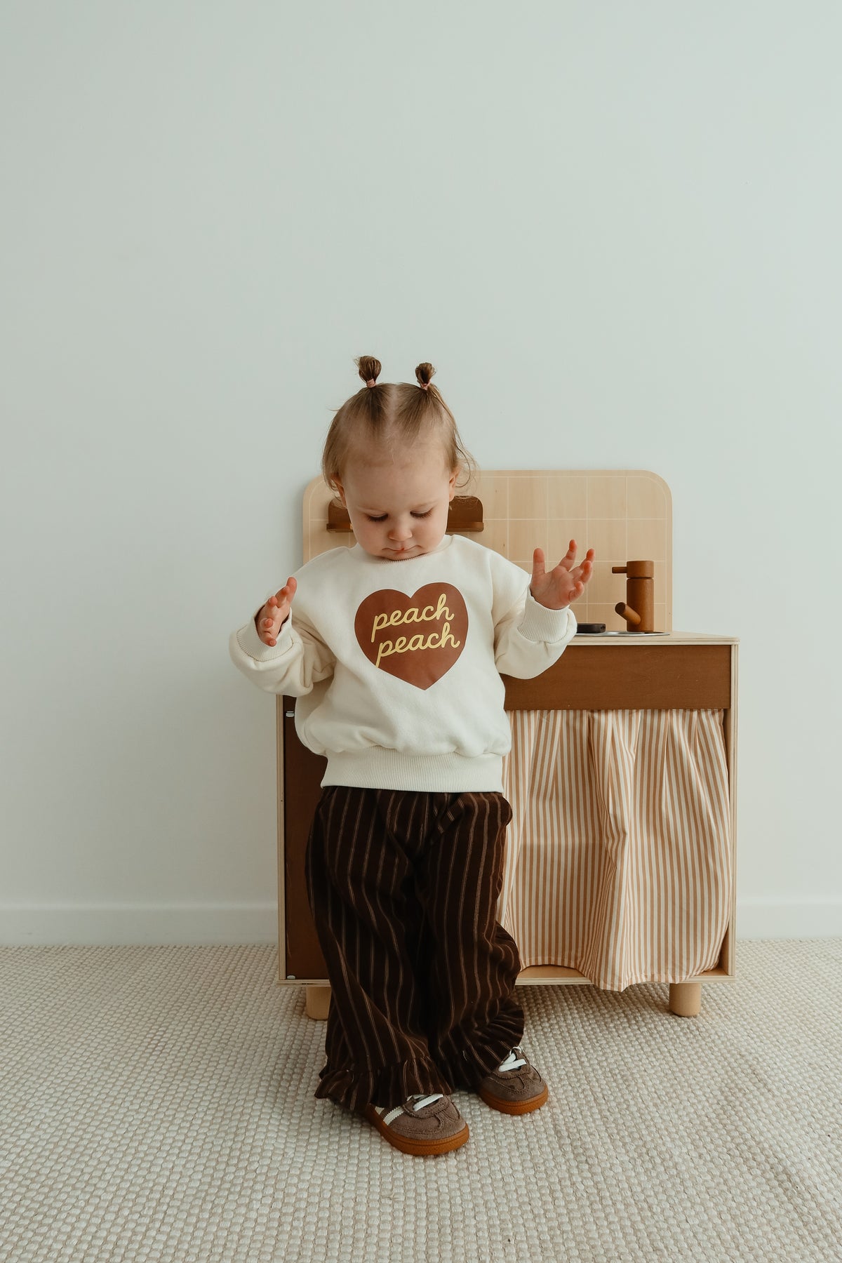 Peach sweater - Ivory